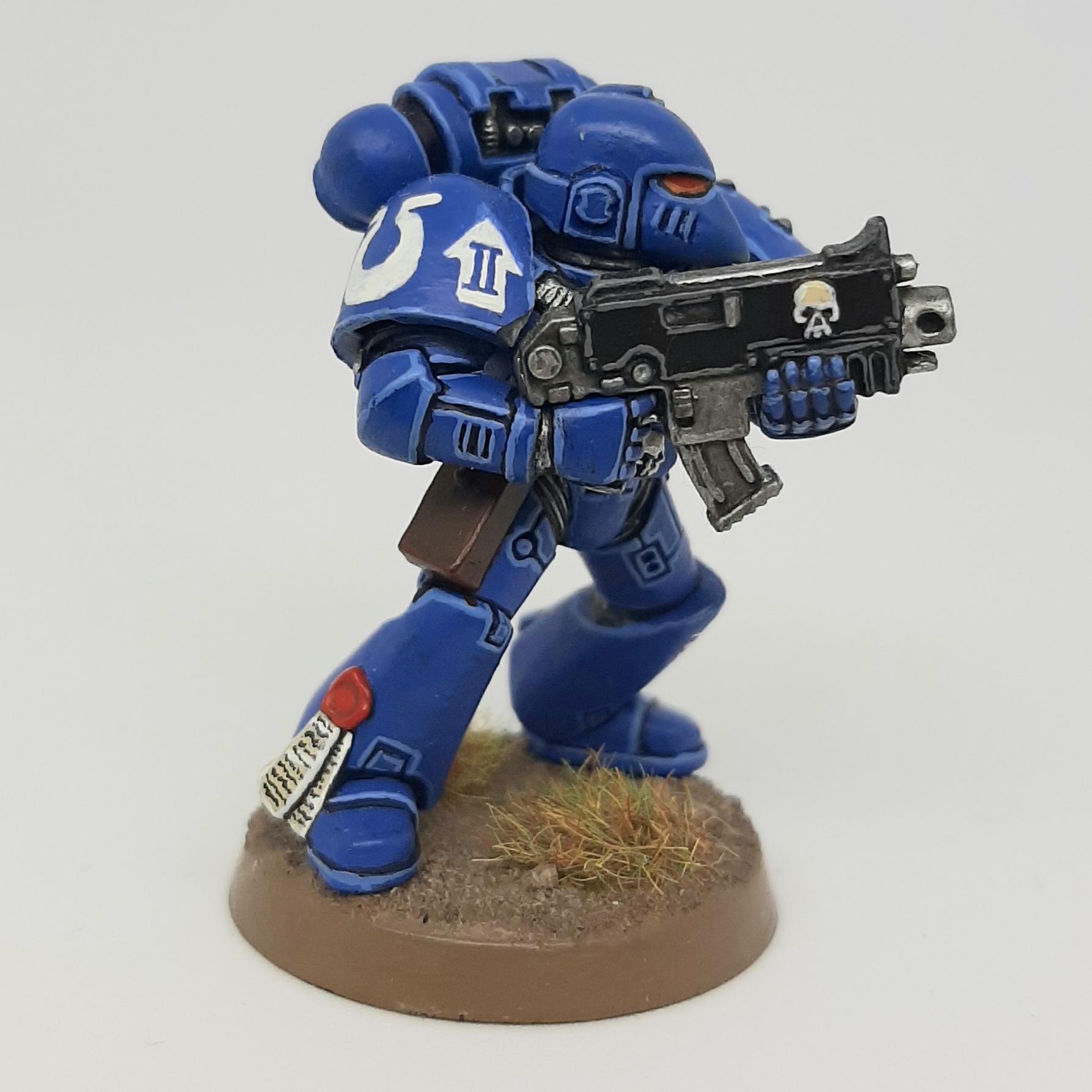 Beakie, Bolter, Boltgun, Conversion, Custom, Kitbash, Scratch, Scratch Build, Space, Space Marines, Tactical, Ultramarines