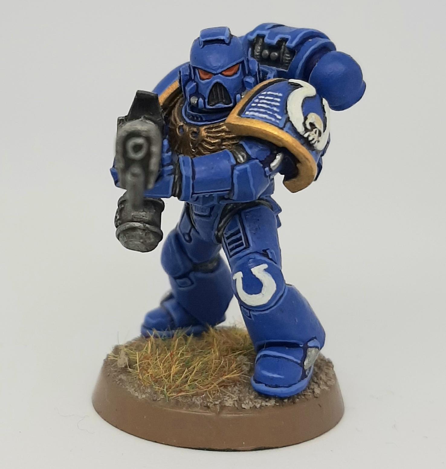 Conversion, Custom, Flamer, Flames, Kitbash, Scratch, Scratch Build, Space, Space Marines, Tactical, Thrower, Ultramarines