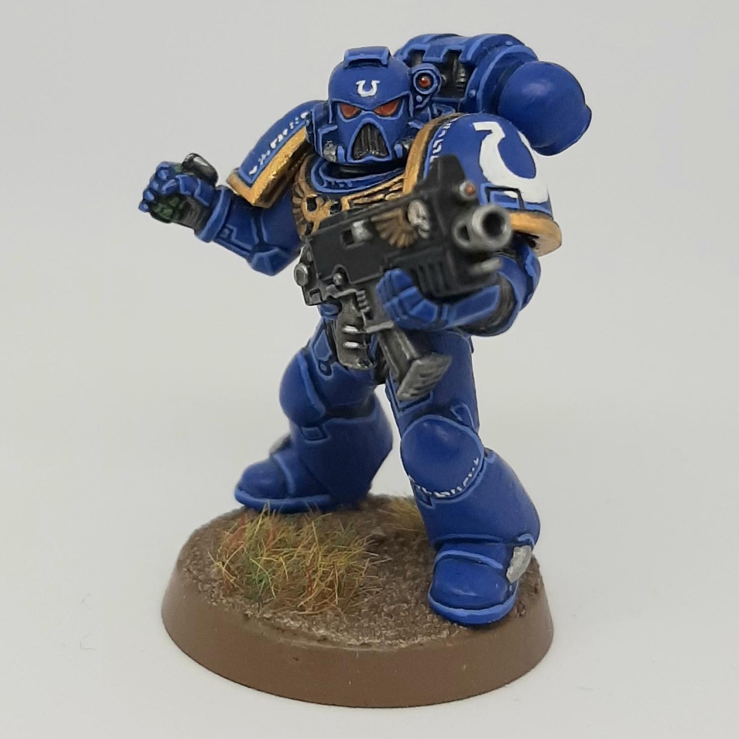 Bolter, Boltgun, Conversion, Custom, Grenade, Grenadier, Kitbash, Scratch, Scratch Build, Space, Space Marines, Ultramarines