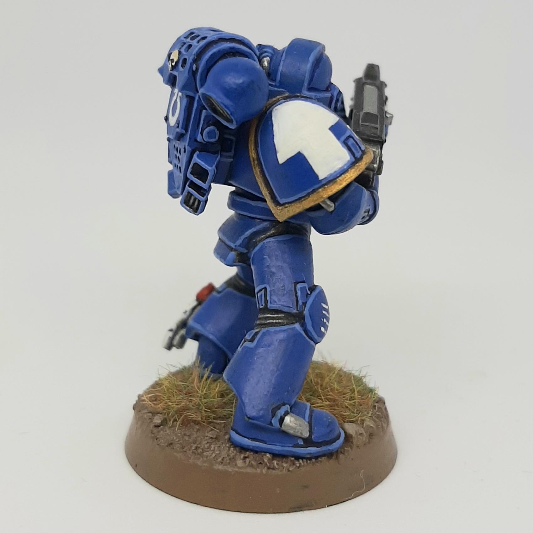 Bolter, Boltgun, Conversion, Custom, Kitbash, Scratch, Scratch Build, Space, Space Marines, Ultramarines