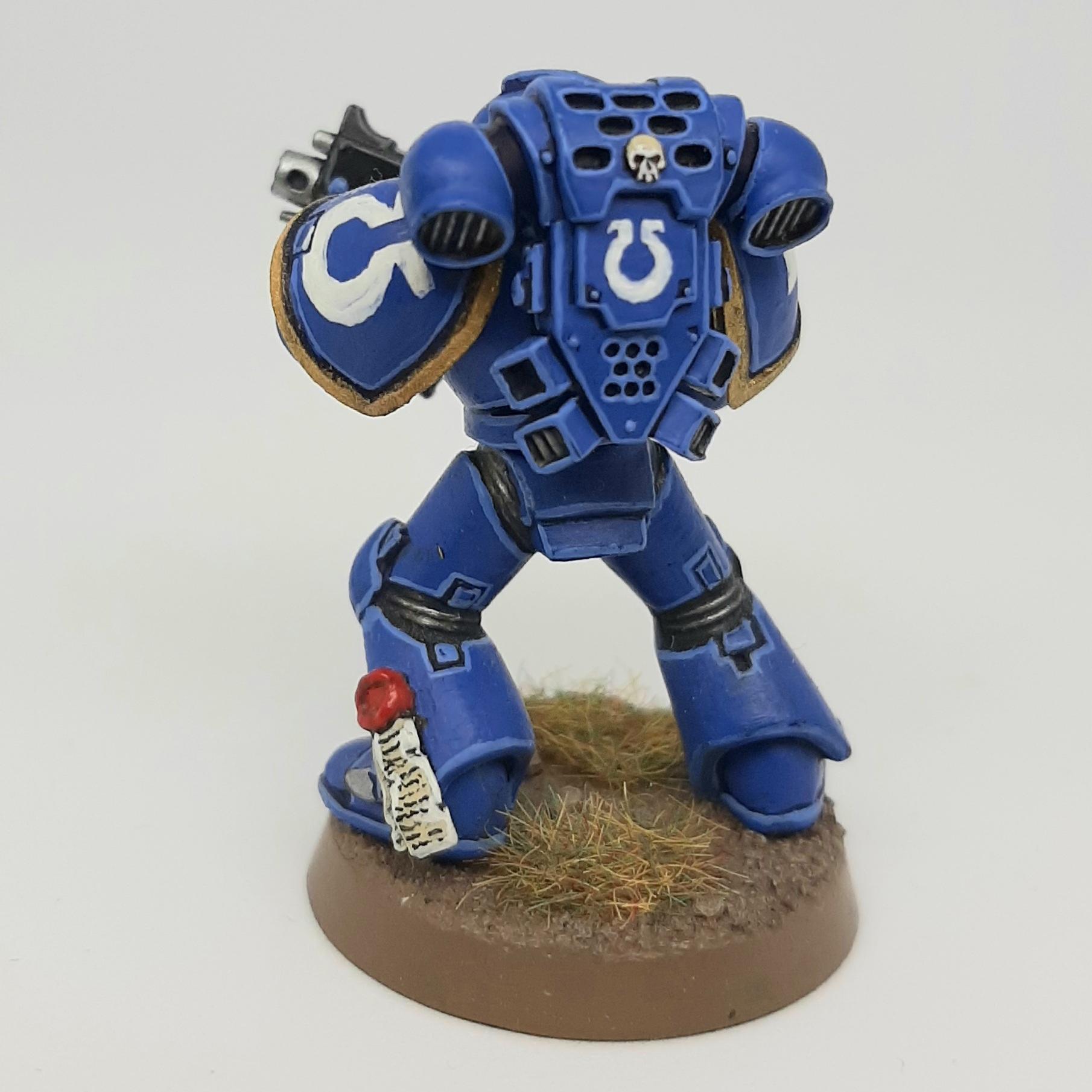 Bolter, Boltgun, Conversion, Custom, Kitbash, Scratch, Scratch Build, Space, Space Marines, Ultramarines