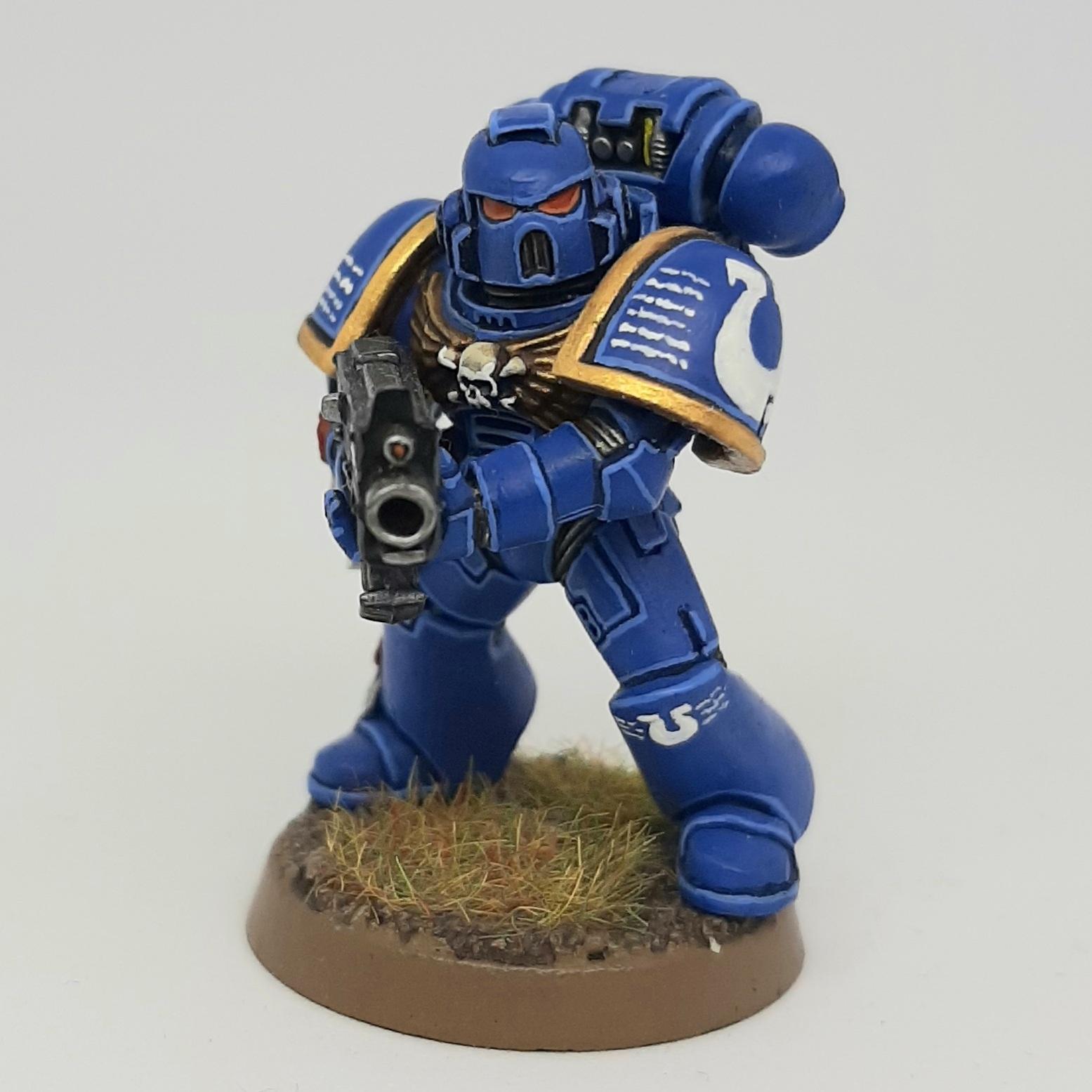 Bolter, Boltgun, Conversion, Custom, Kitbash, Scratch, Scratch Build, Space, Space Marines, Tactical, Ultramarines