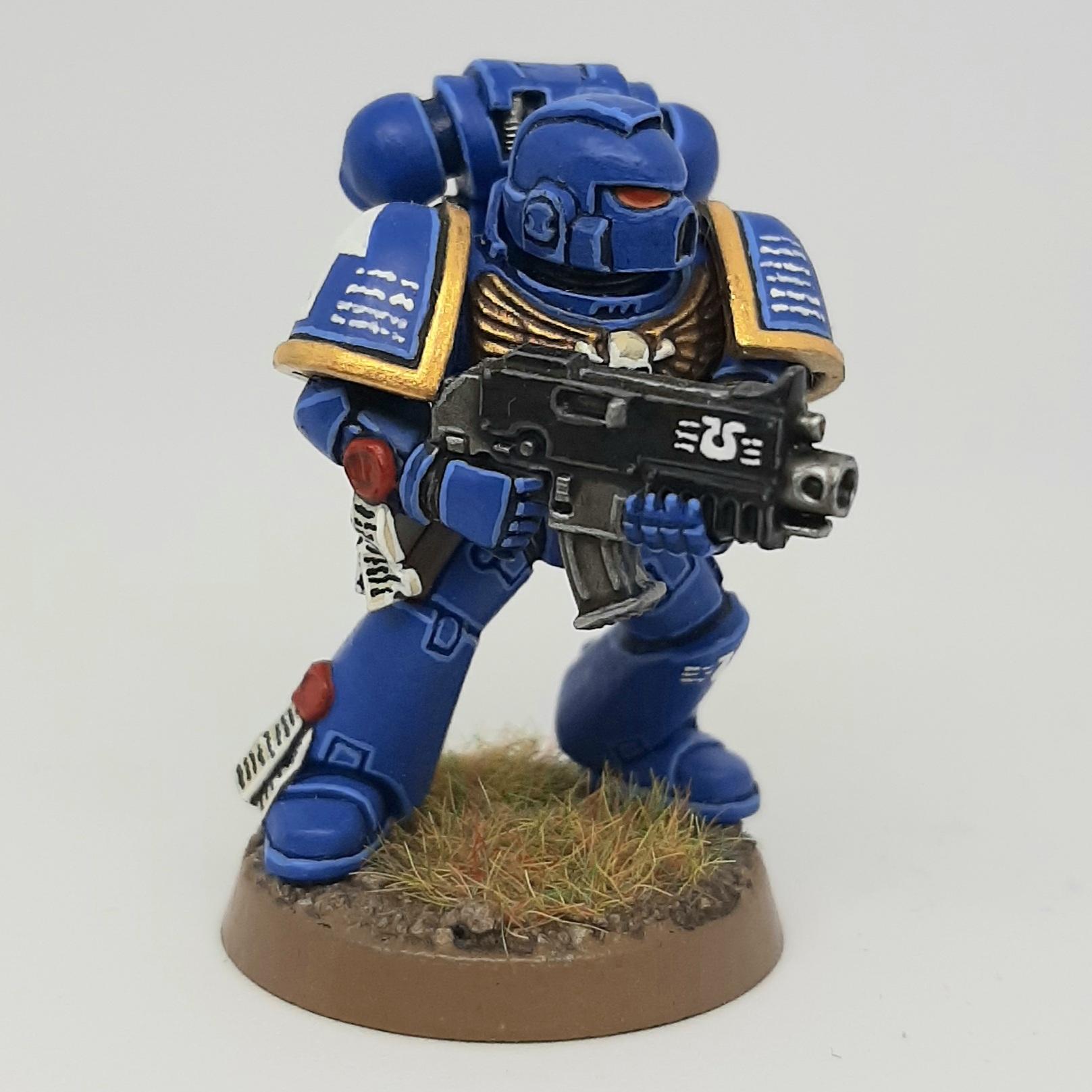 Bolter, Boltgun, Conversion, Custom, Kitbash, Scratch, Scratch Build, Space, Space Marines, Tactical, Ultramarines