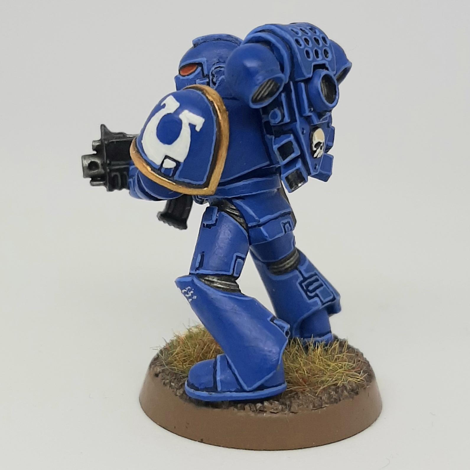Bolter, Boltgun, Conversion, Custom, Kitbash, Scratch, Scratch Build, Space, Space Marines, Tactical, Ultramarines