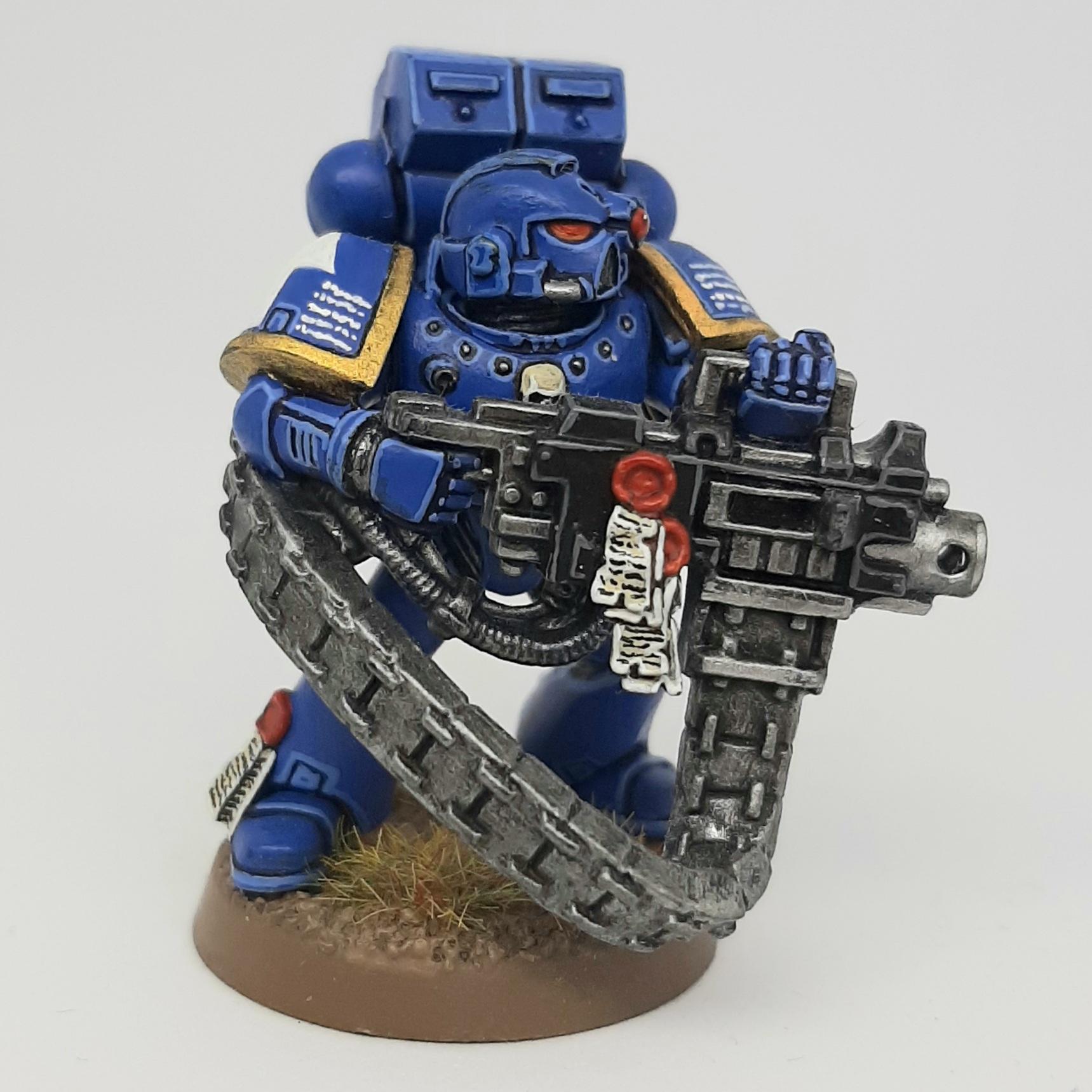 Bolter, Conversion, Custom, Heavy, Kitbash, Scratch, Scratch Build, Space, Space Marines, Tactical, Ultramarines