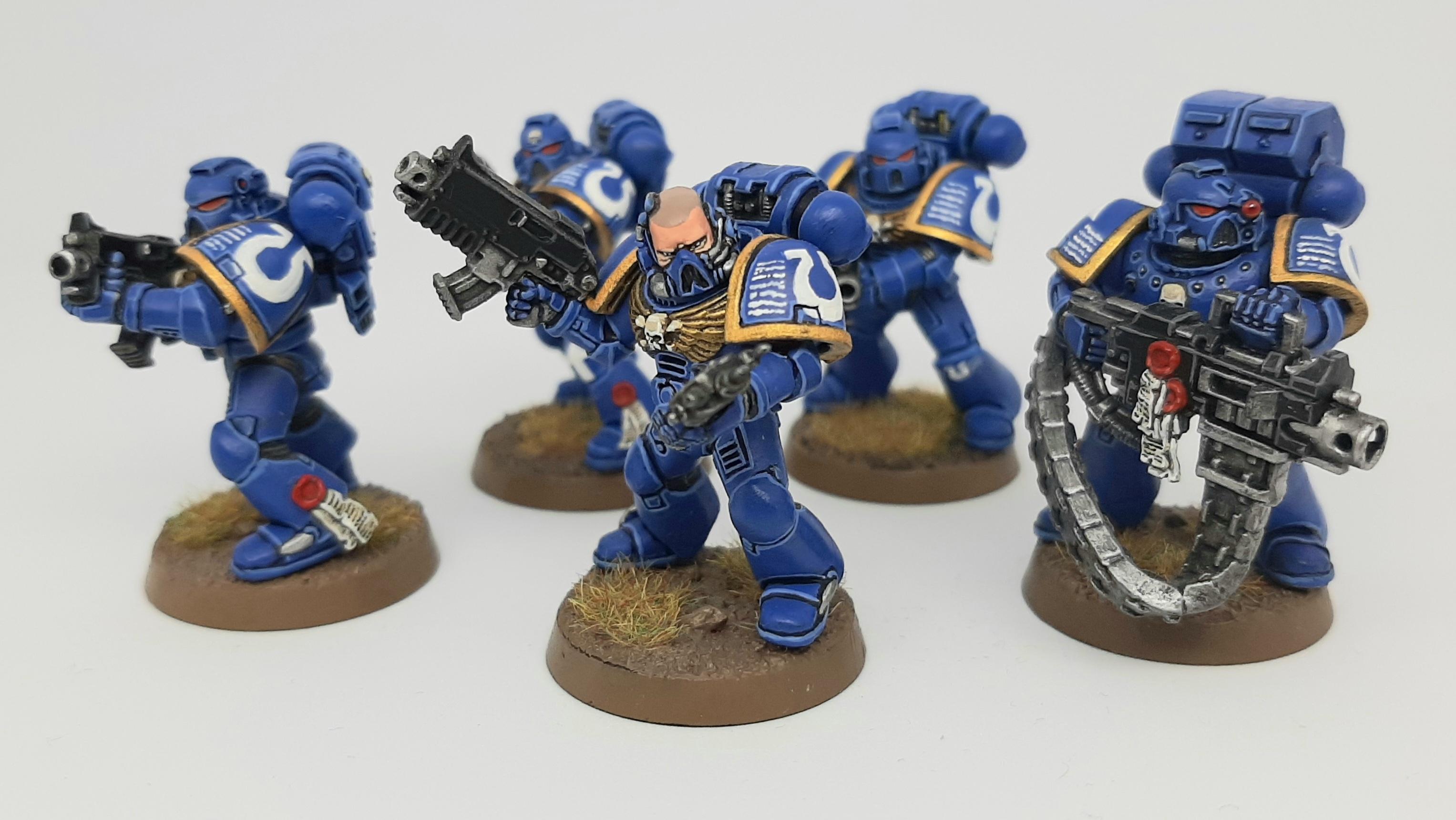 Combat, Conversion, Custom, Kitbash, Scratch, Scratch Build, Space, Space Marines, Squad, Tactical, Ultramarines