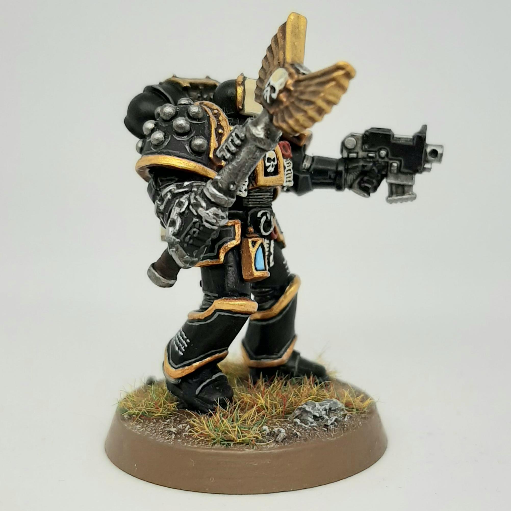 Chaplain, Conversion, Custom, Kitbash, Reclusiam, Reclusiarch, Scratch, Scratch Build, Space, Space Marines, Ultramarines