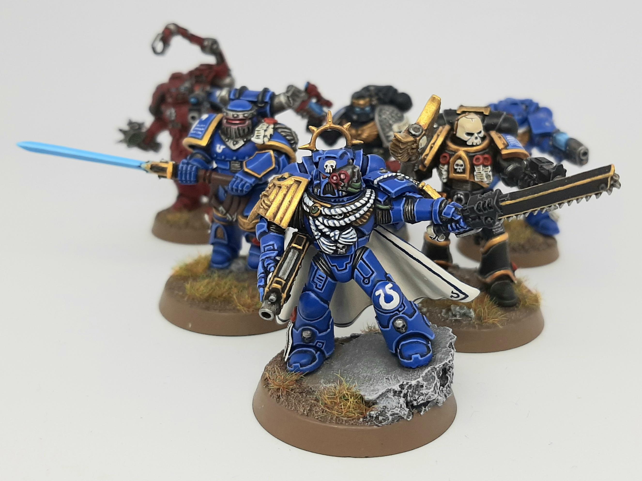 Chapter, Command, Company, Conversion, Custom, Honour, Kitbash, Scratch, Scratch Build, Space, Space Marines, Squad, Ultramarines, Veteran
