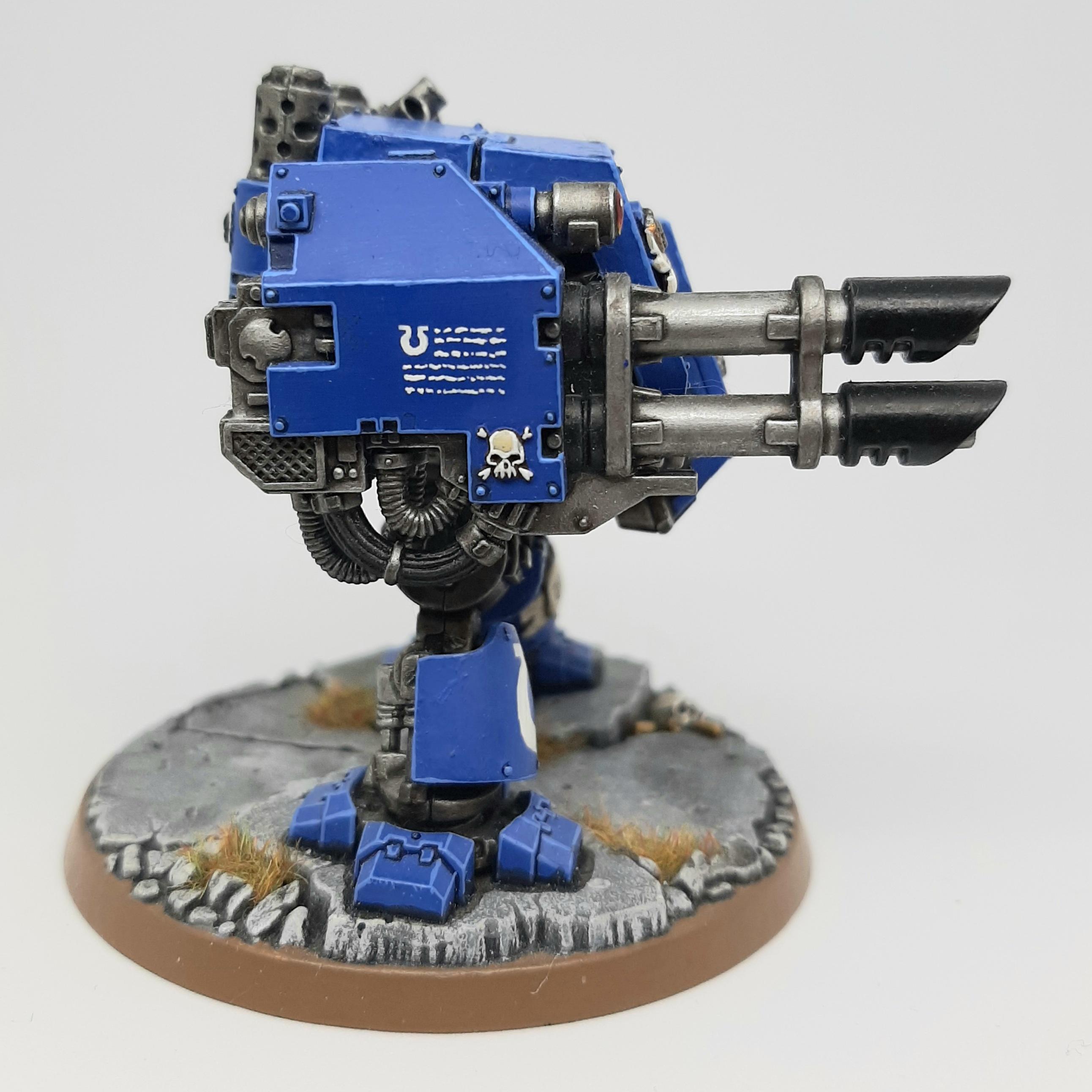 Conversion, Custom, Dreadnought, Kitbash, Lascannon, Magnet, Missile Launcher, Scratch, Scratch Build, Space, Space Marines, Ultramarines