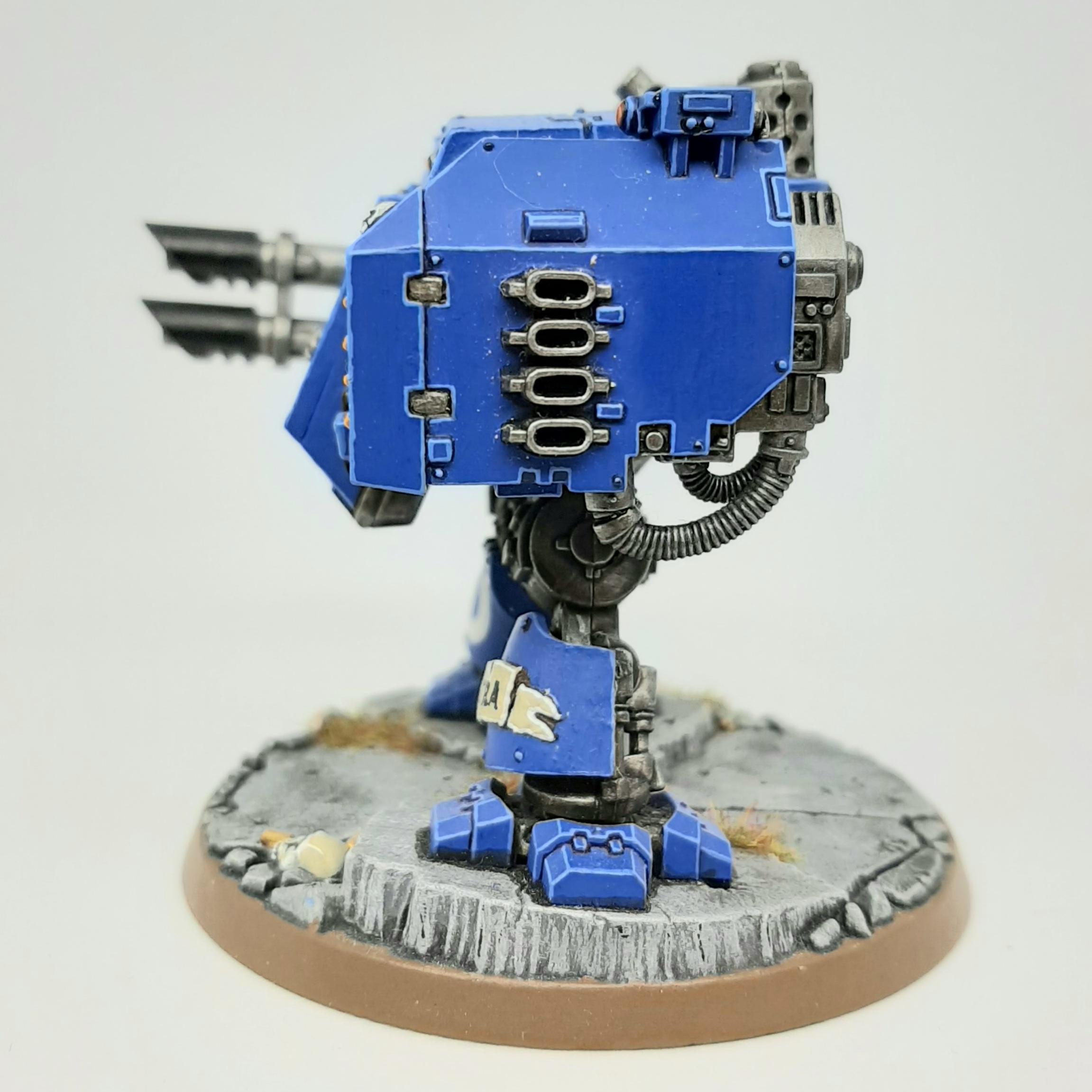 Conversion, Custom, Dreadnought, Kitbash, Lascannon, Magnet, Missile Launcher, Scratch, Scratch Build, Space, Space Marines, Ultramarines