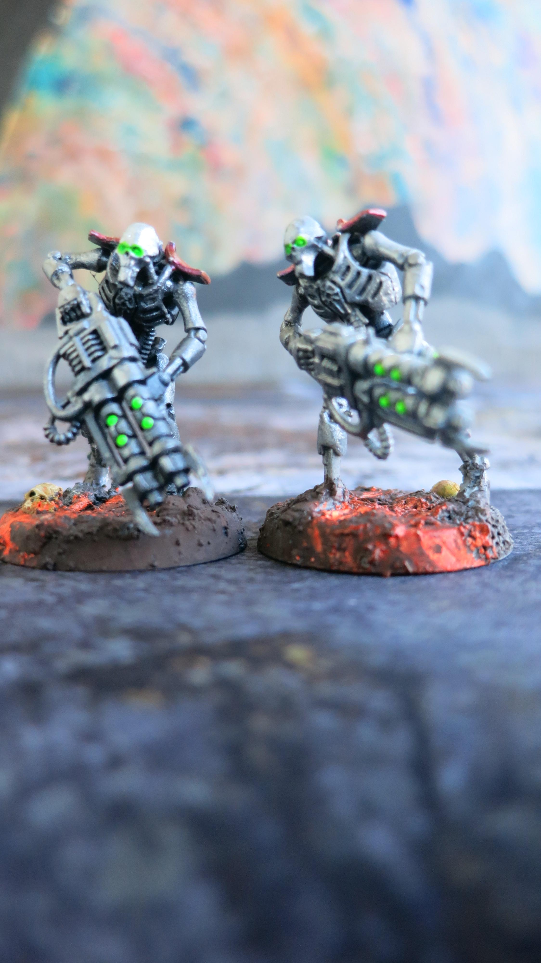 Gauss Reaper, Indomitus, Necron Warriors, Necrons, Warriors