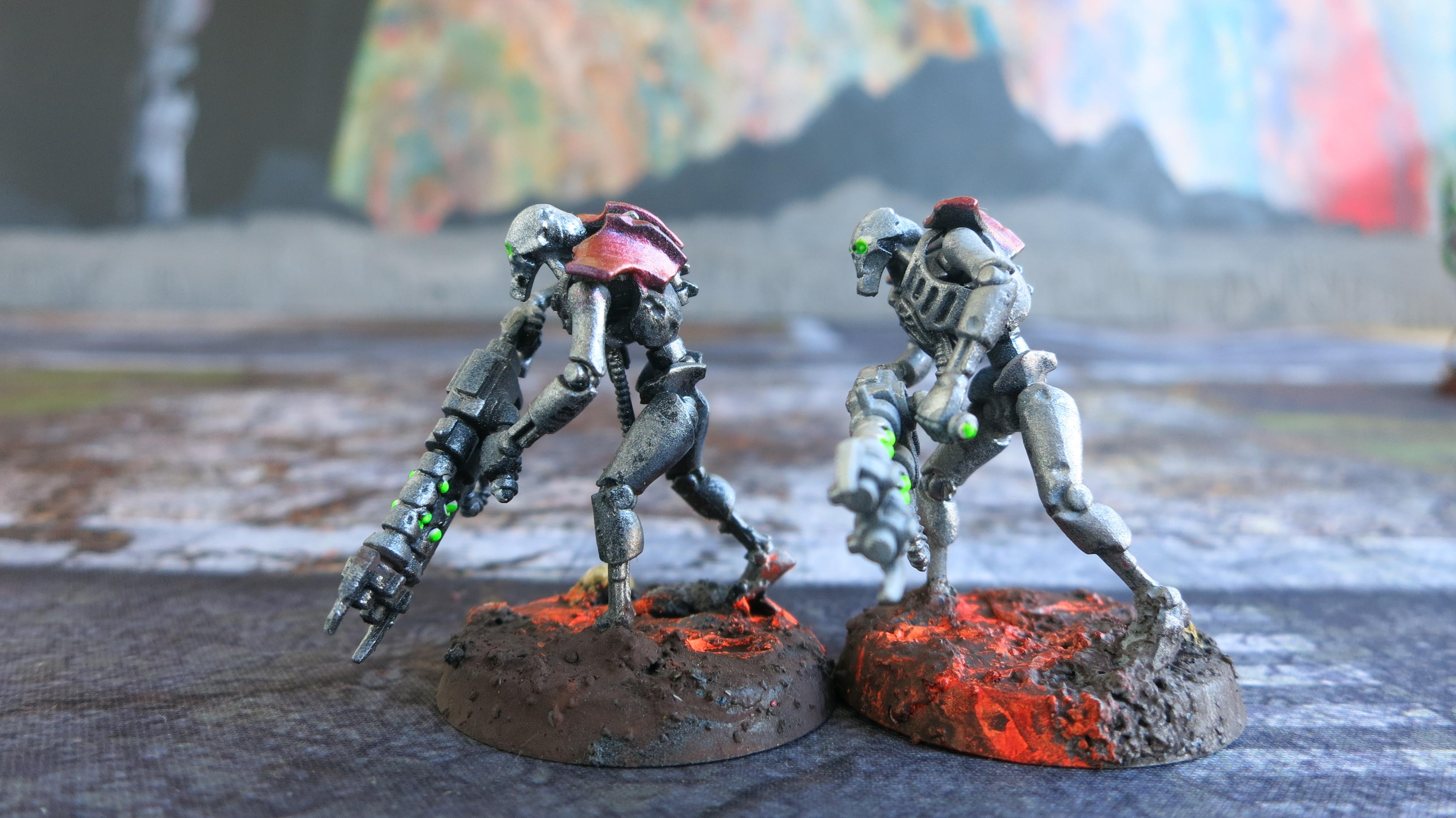 Gauss Reaper, Indomitus, Necron Warriors, Necrons, Warriors
