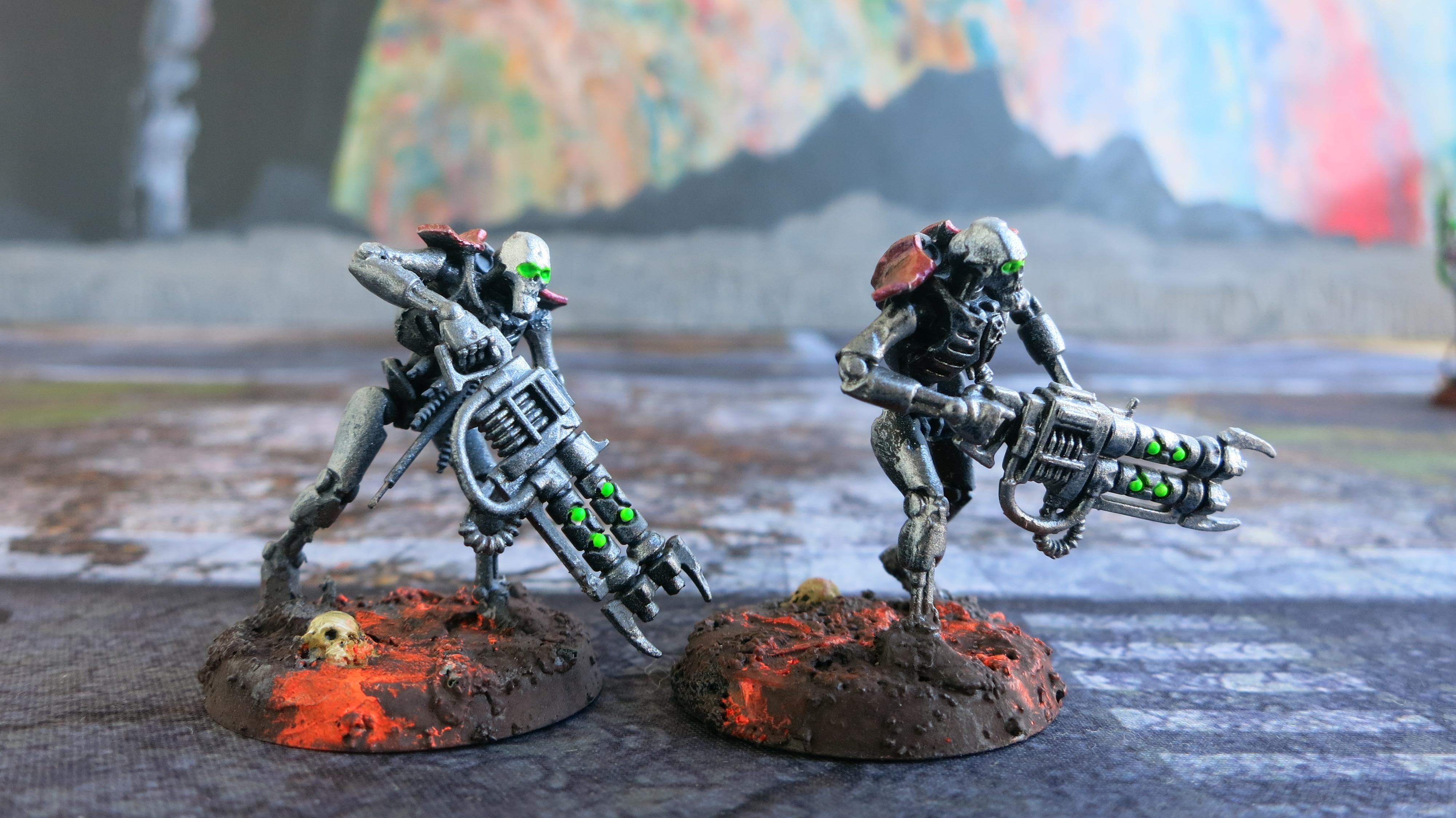 Gauss Reaper, Indomitus, Necron Warriors, Necrons, Warriors
