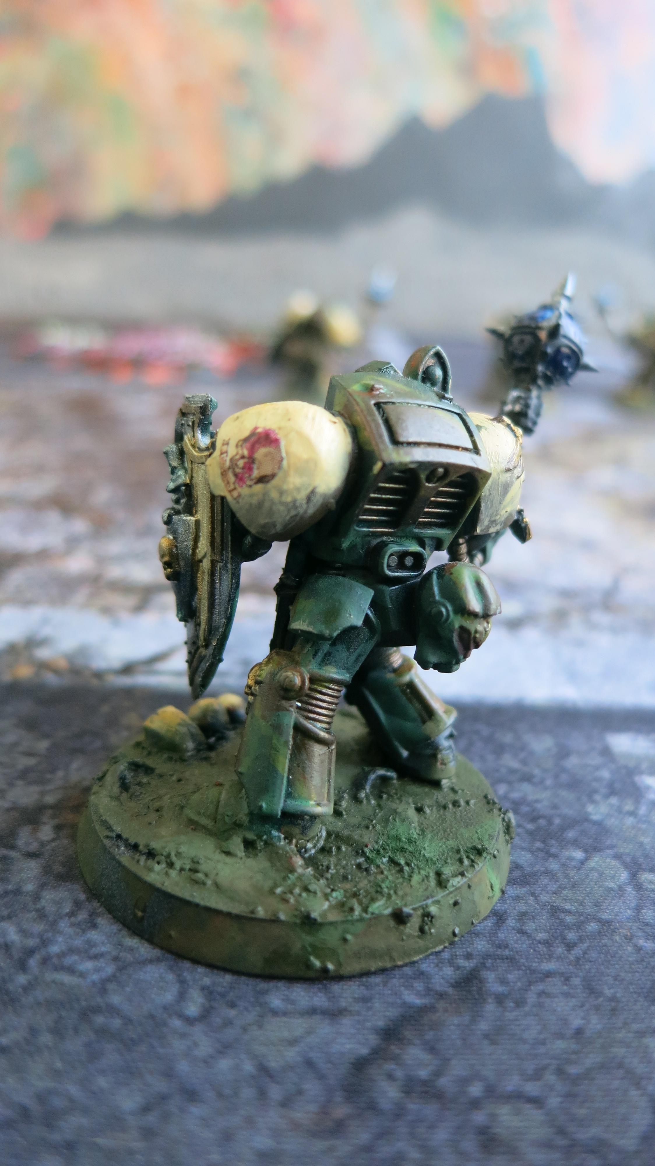 Dark Angels, Deathwing Knight, Mace Of Absolution, Storm Shield
