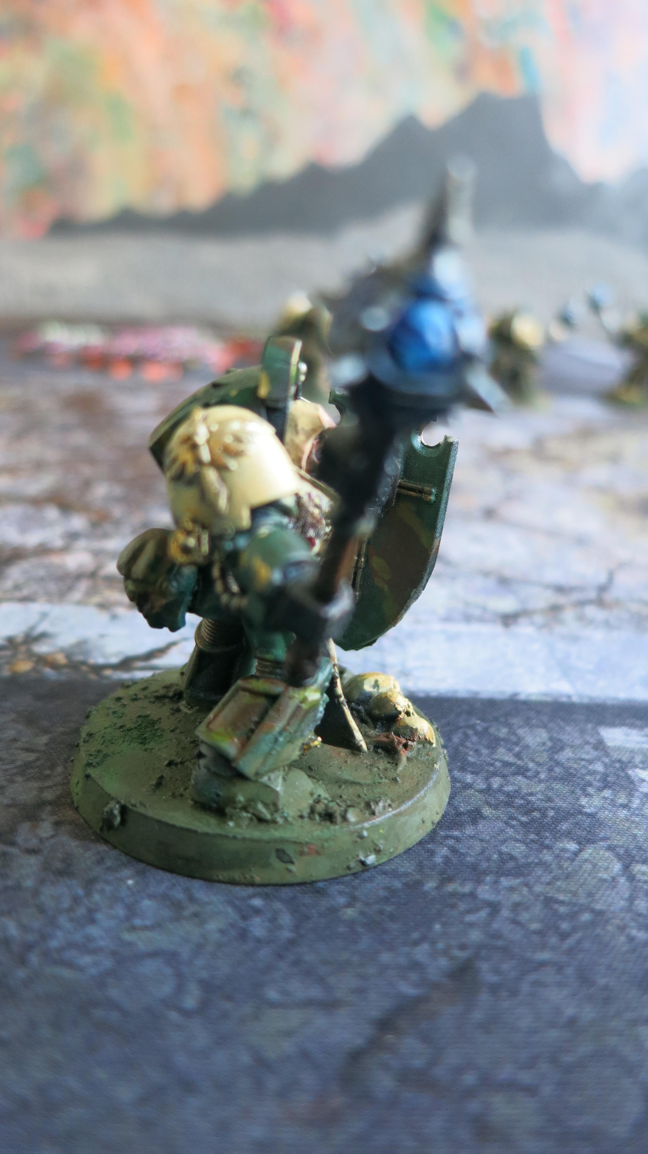 Dark Angels, Deathwing Knight, Mace Of Absolution, Storm Shield