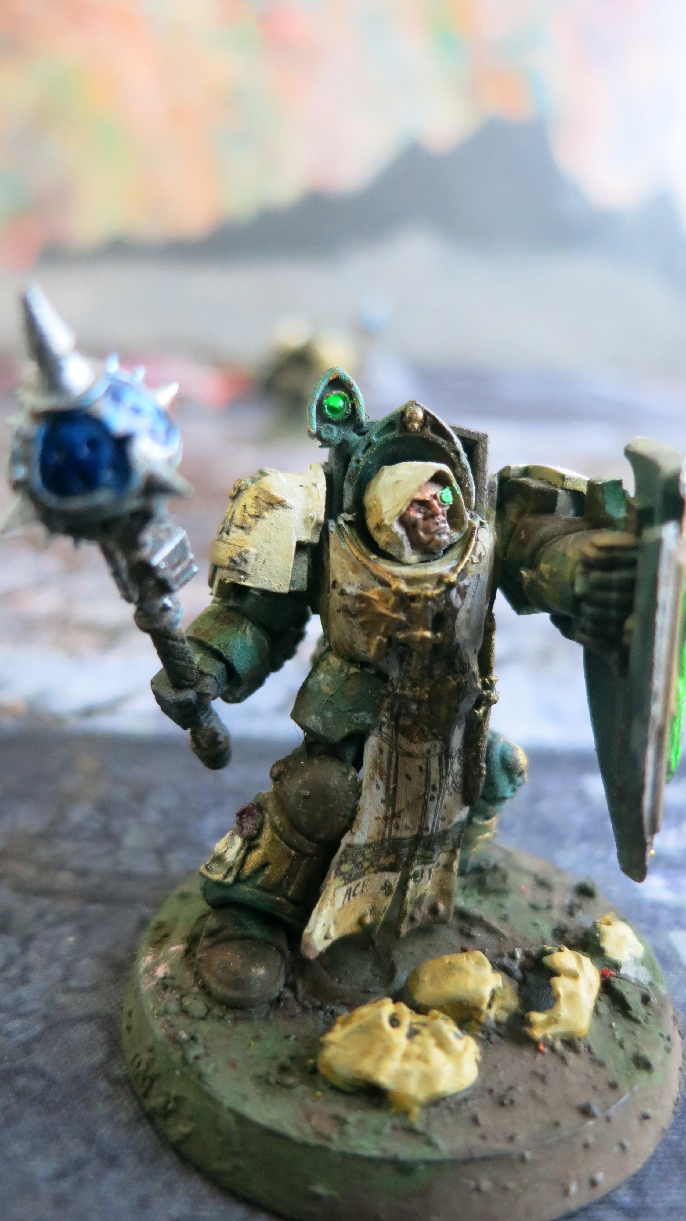 Dark Angels, Deathwing Knight, Mace Of Absolution, Storm Shield