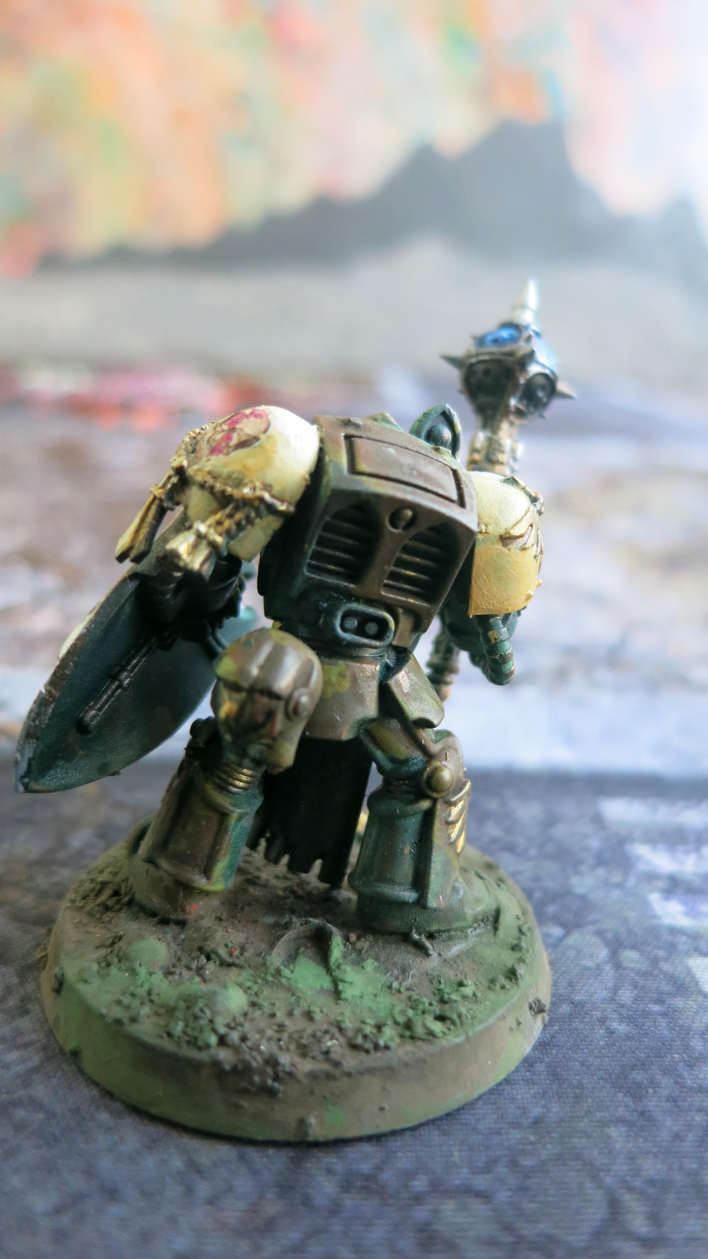 Dark Angels, Deathwing Knight, Mace Of Absolution, Storm Shield