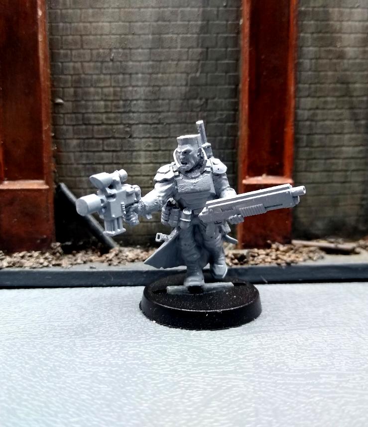 Bounty Hunter, Hired Gun, Kitbash, Necromunda