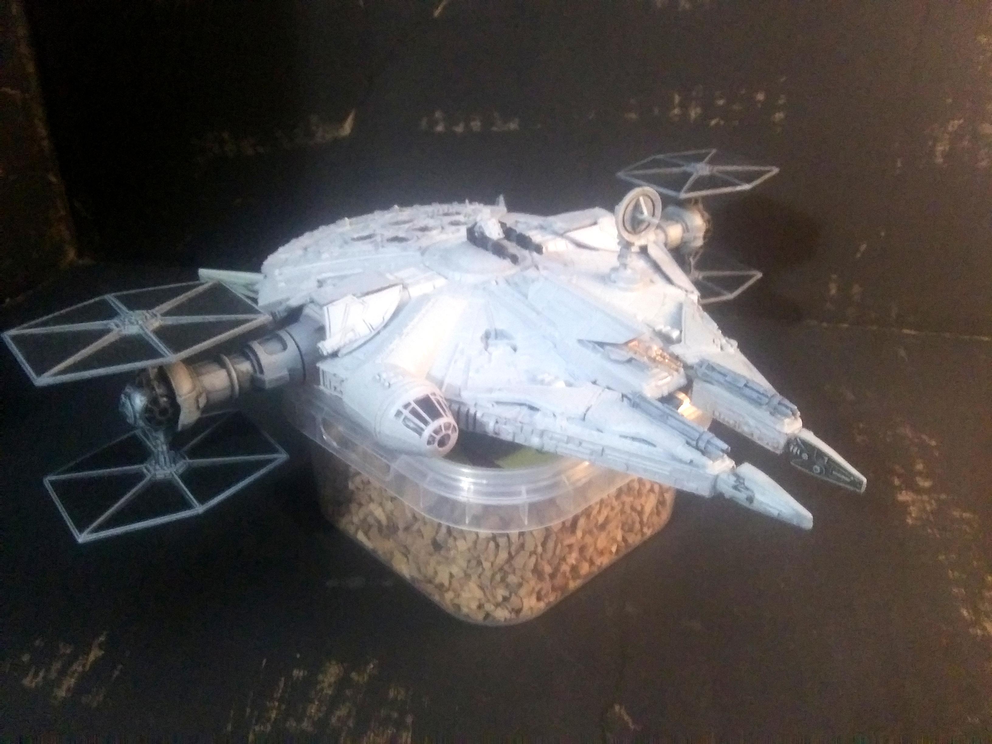 Conversion, Empire, Imperial, Kitbash, Star Wars, Xwing Mini, Yv-1300