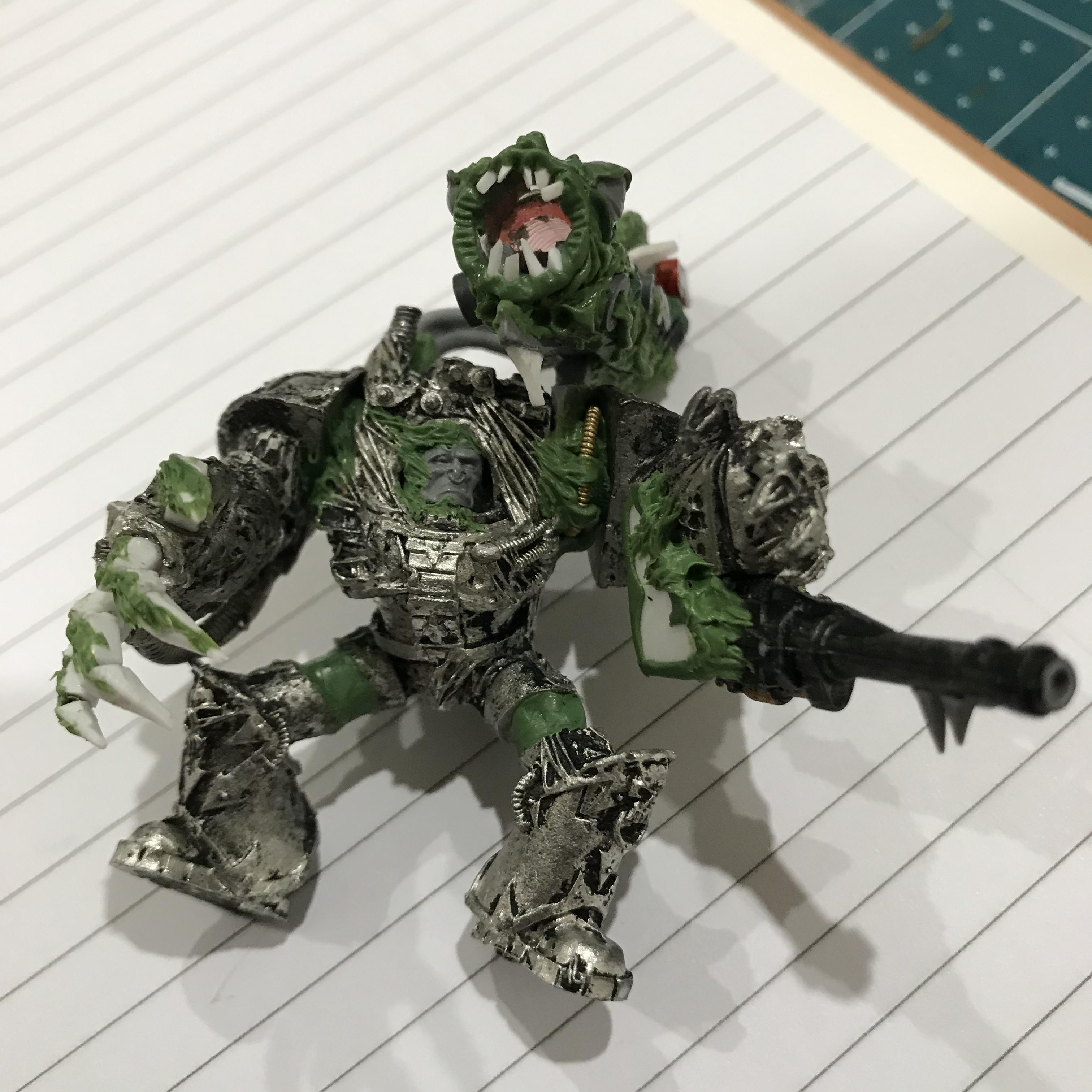 Conversion, Iron Warriors, Kitbash, Metal, Obliterators, Work In Progress