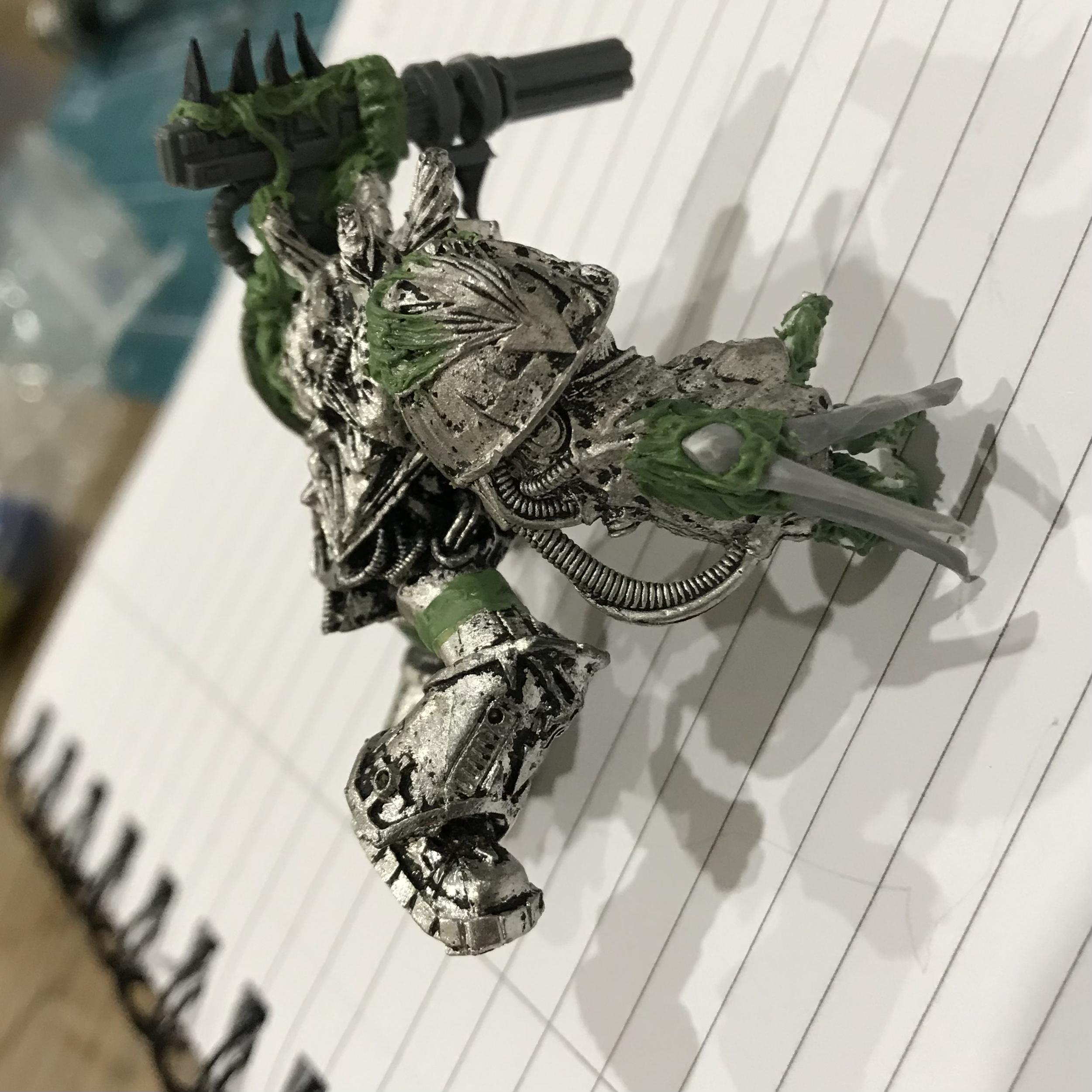 Conversion, Iron Warriors, Kitbash, Metal, Obliterators, Work In Progress