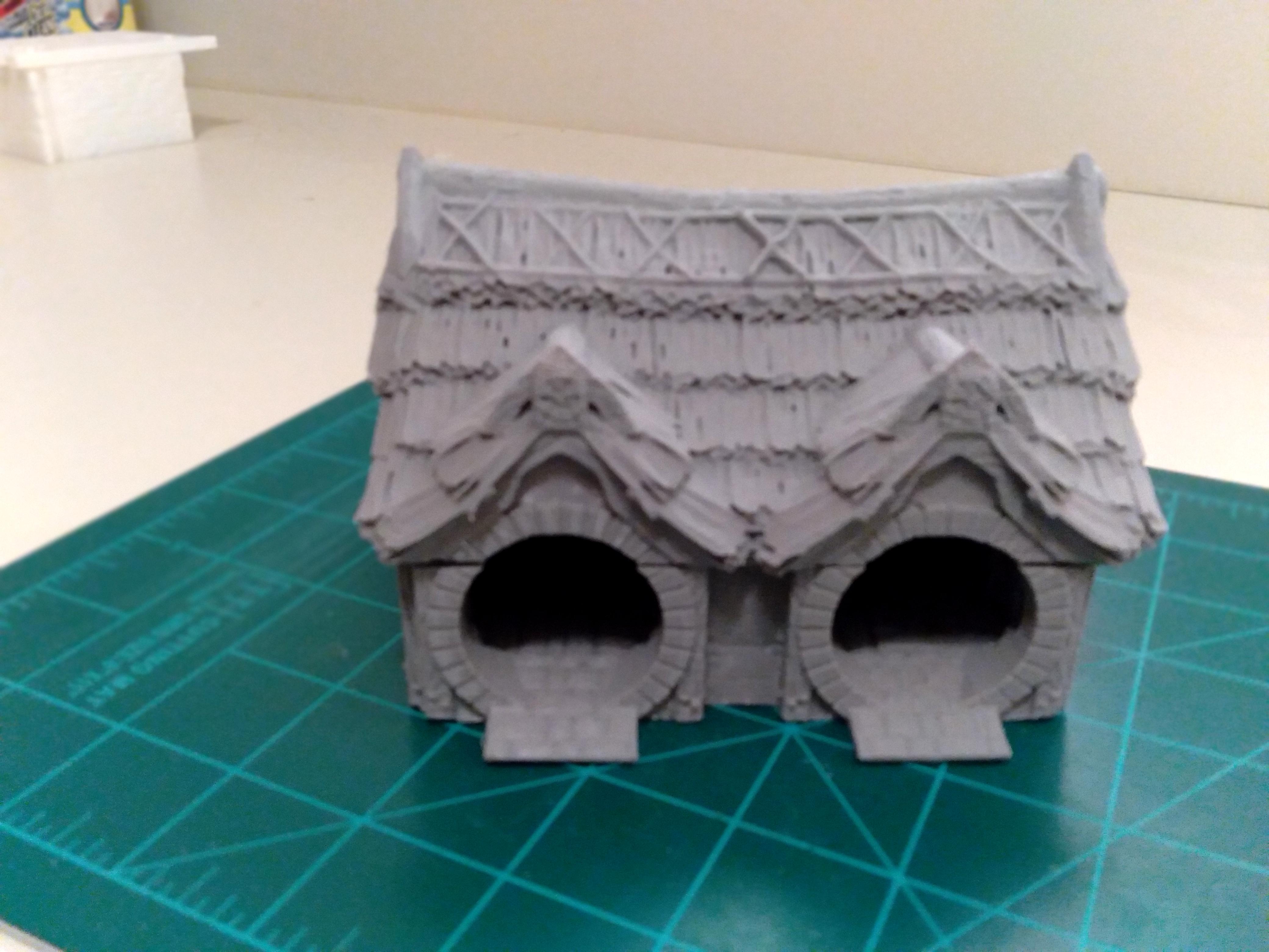 3d, Halflings, Print, Stable