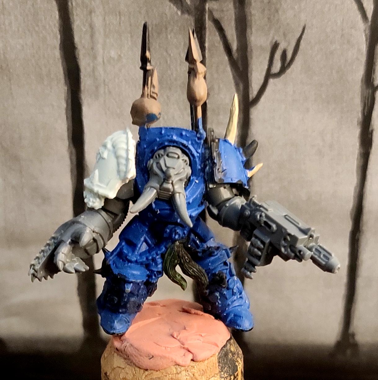 Alpha Legion, Casting, Chain Fist, Chaos, Chaos Space Marines, Combiweapon, Conversion, Heresy, Heretic Astartes, Hydra Dominatus, Infantry, Kitbash, Terminator Armor, Traitor Legions, Warhammer 40,000, Work In Progress