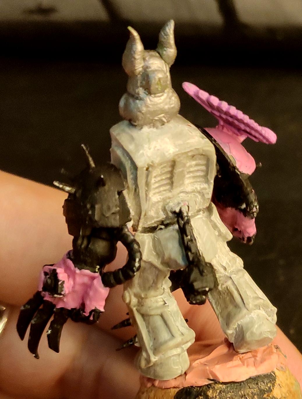 Casting, Chaos, Chaos Space Marines, Conversion, Emperor's Children, Heresy, Heretic Astartes, Infantry, Kitbash, Lightning Claws, Noise Marines, Putty, Terminator Armor, Traitor Legions, Warhammer 40,000, Work In Progress