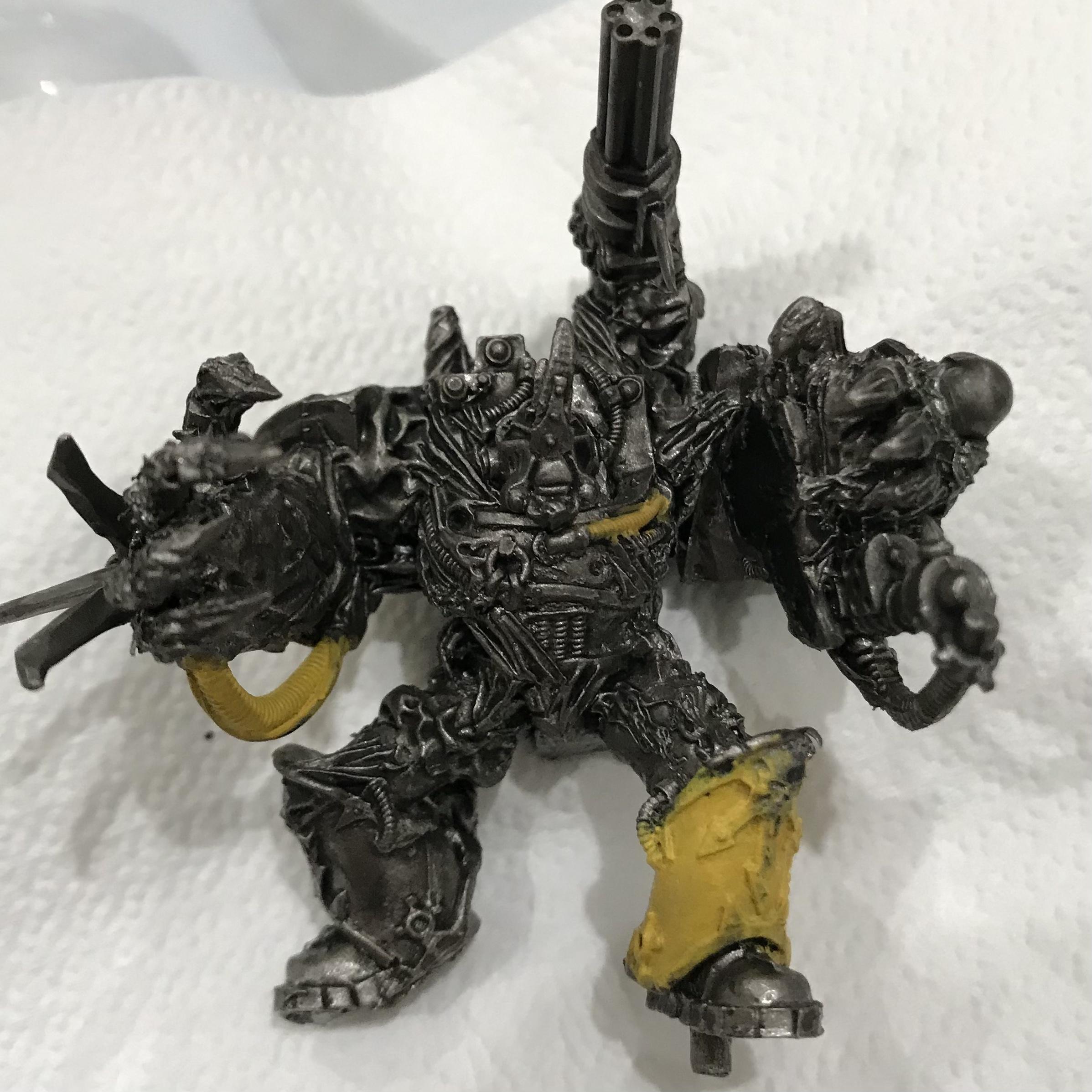 Conversion, Iron Warriors, Kitbash, Metal, Obliterators, Work In Progress