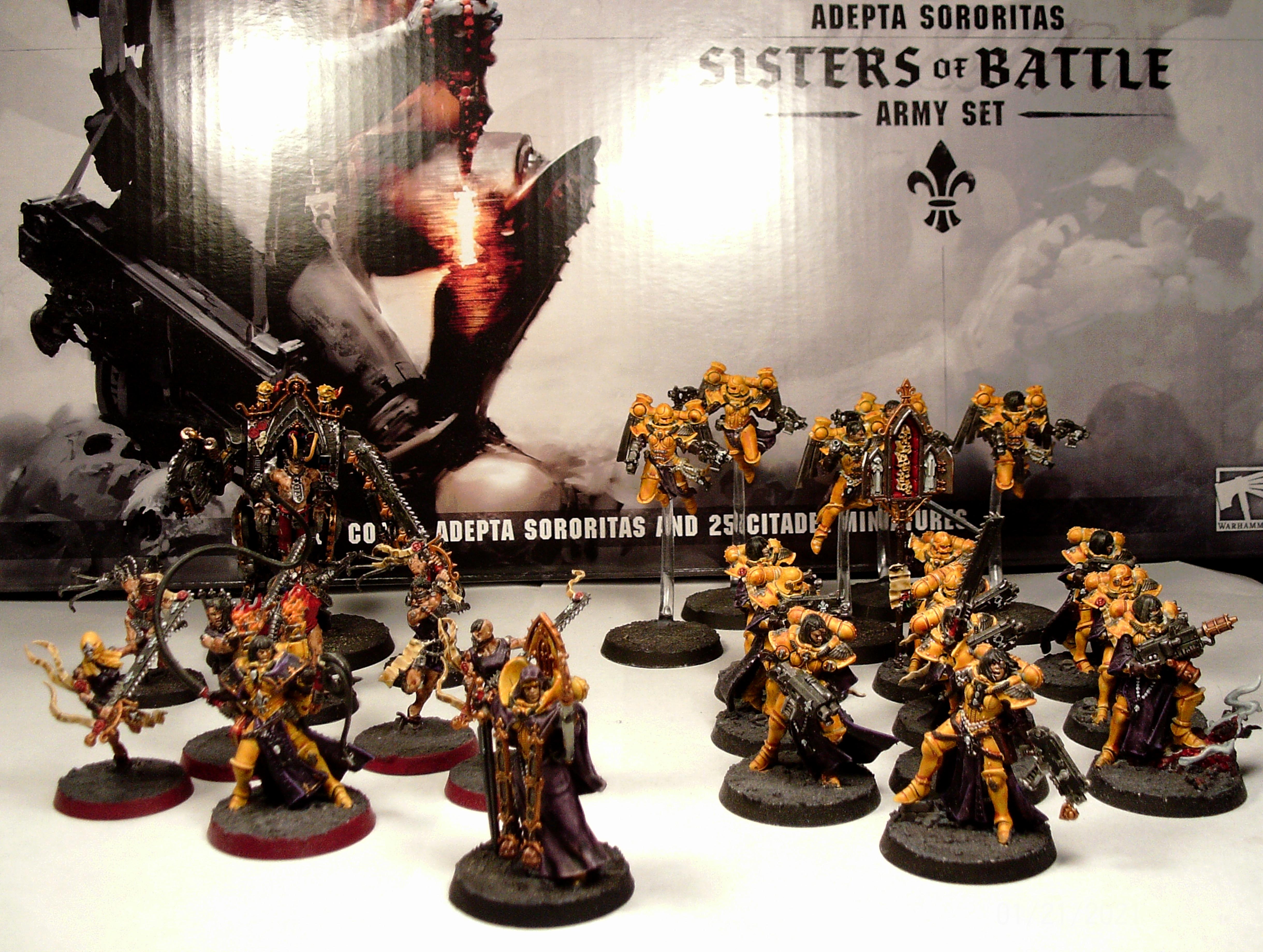 Sisters of Battle Army Set Group Shot