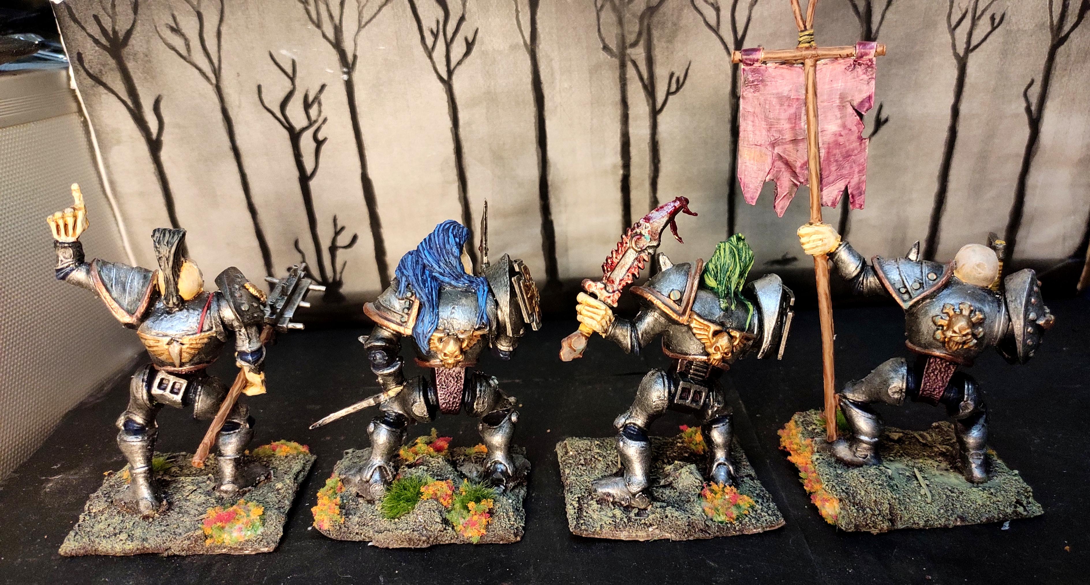 Banner, Blood, Chain Sword, Cyborg, Dagger, Fantasy Battles, From Russia, Infantry, Out Of Production, Regiment, Retro, Skeletons, Spiked Club, Technolog, Tehnolog, Undead