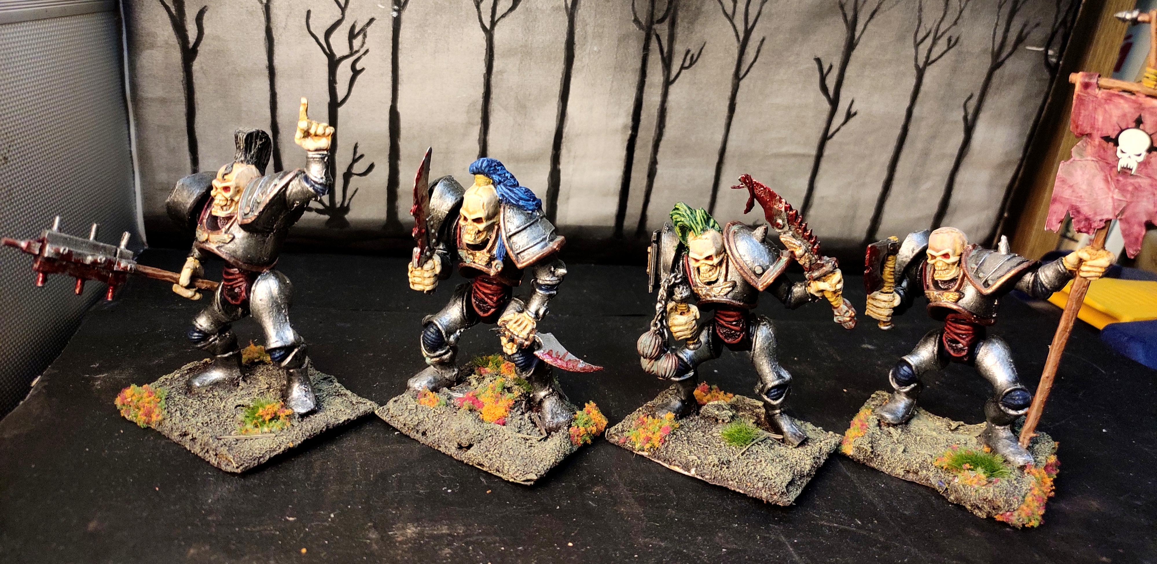 Axe, Banner, Blood, Chain Sword, Cyborg, Dagger, Fantasy Battles, Flail, From Russia, Infantry, Out Of Production, Regiment, Retro, Skeletons, Spiked Club, Technolog, Tehnolog, Undead