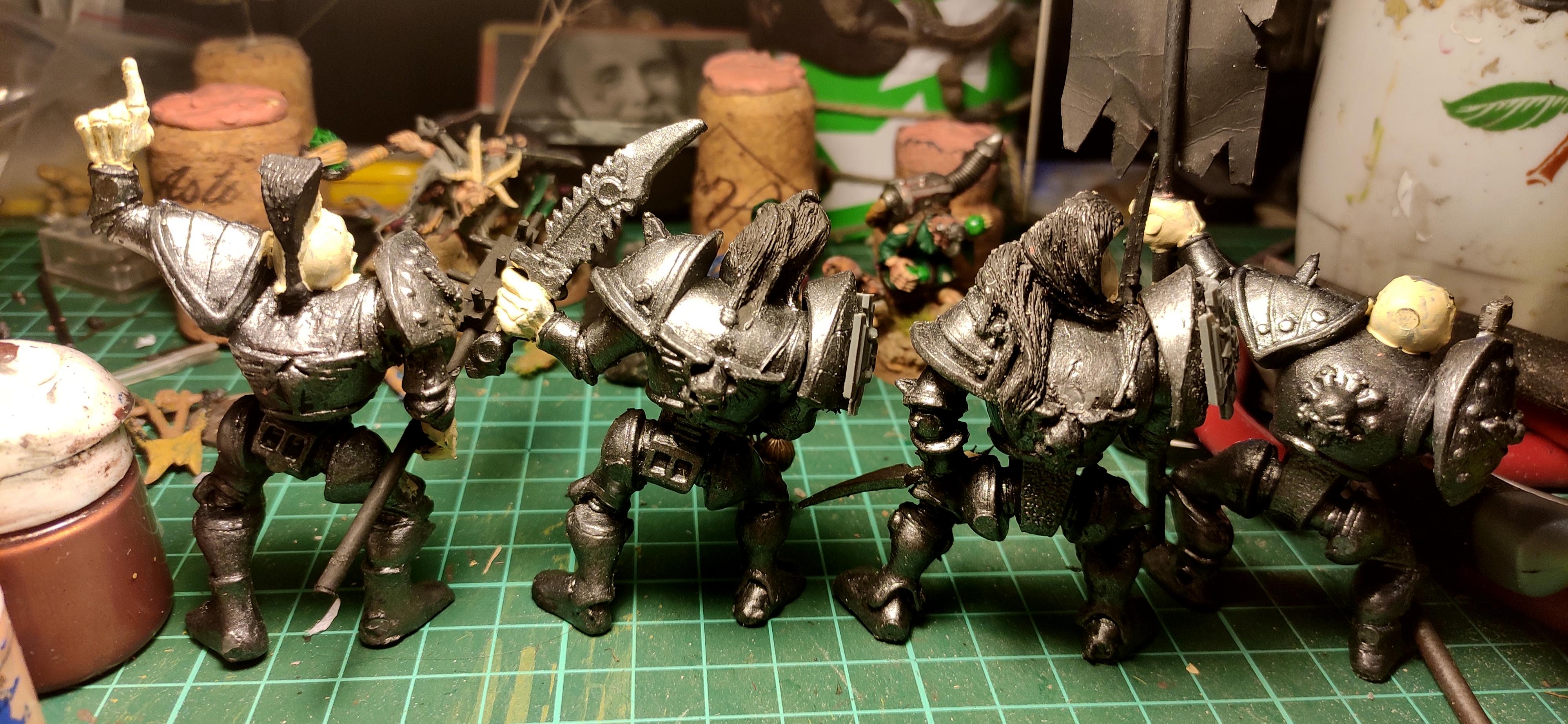 Banner, Chain Sword, Conversion, Cyborg, Fantasy Battles, From Russia, Infantry, Out Of Production, Regiment, Retro, Skeletons, Technolog, Tehnolog, Undead, Work In Progress