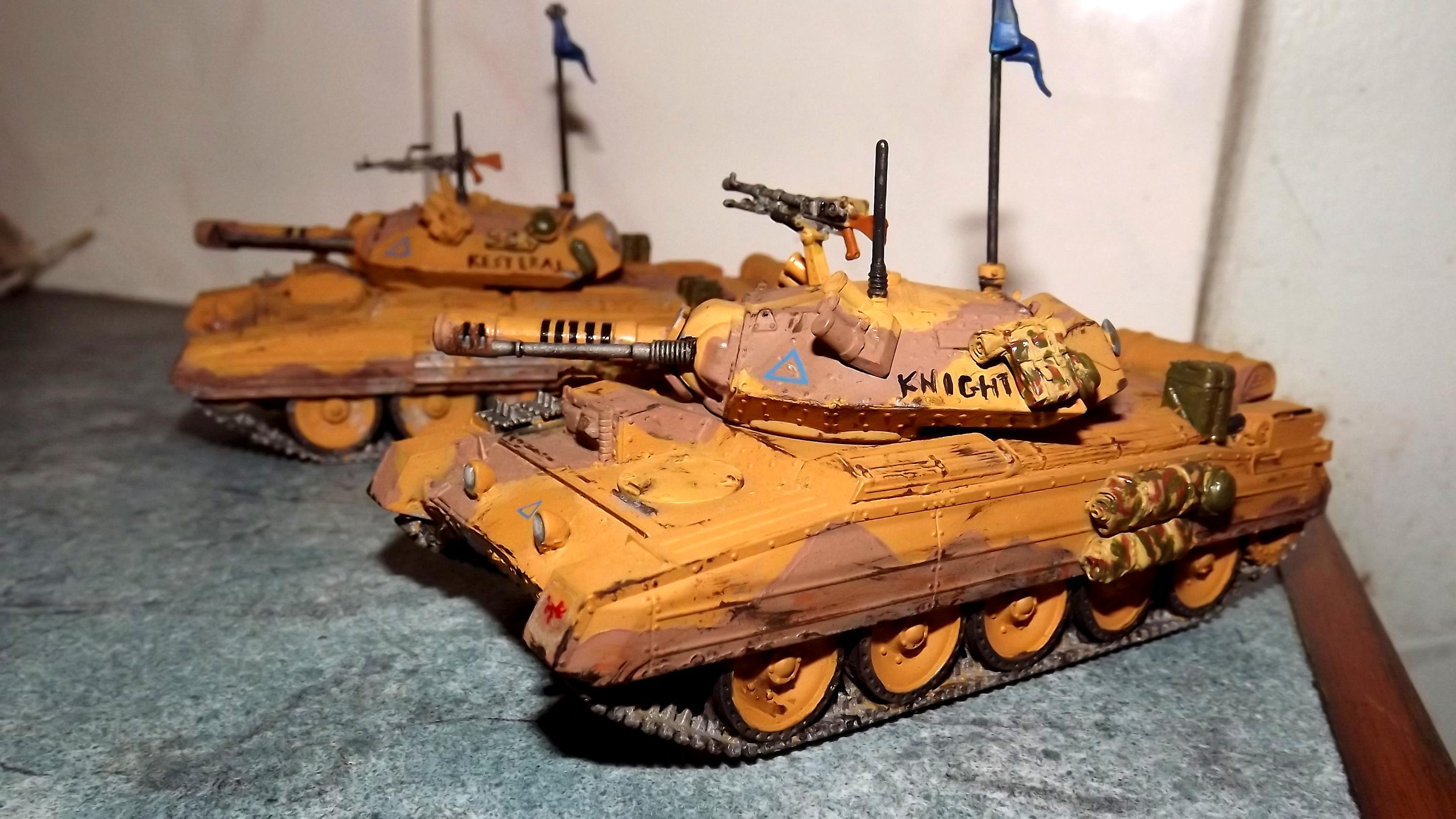 Blitzkrieg Miniatures, Cavalry Tank, Conversion, Crusader, Maxmini, Mortian, Victoria Miniatures