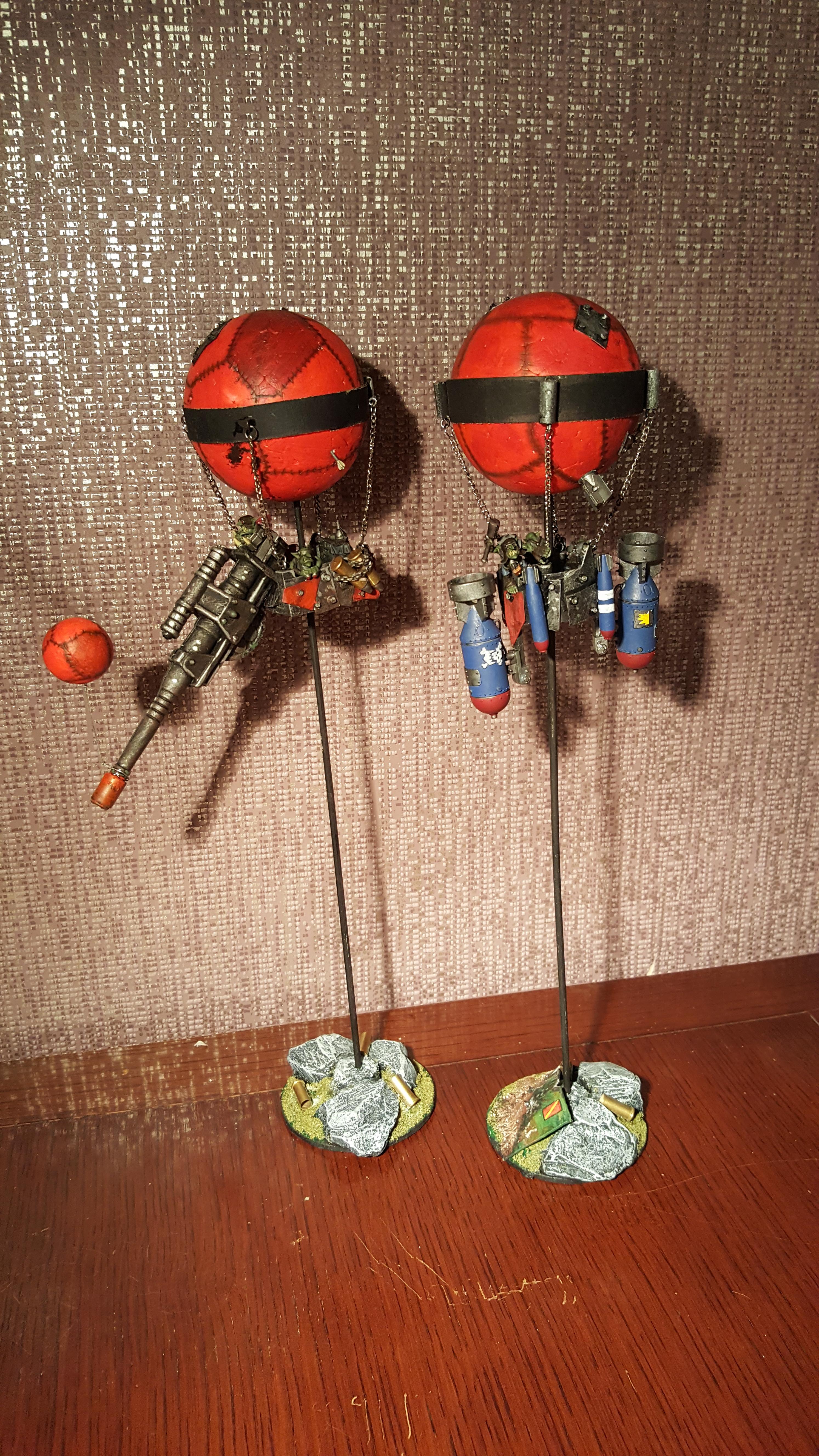 Balloons, Gretchin, Grot-tank, Grots, Kitbash, Orks, Tank