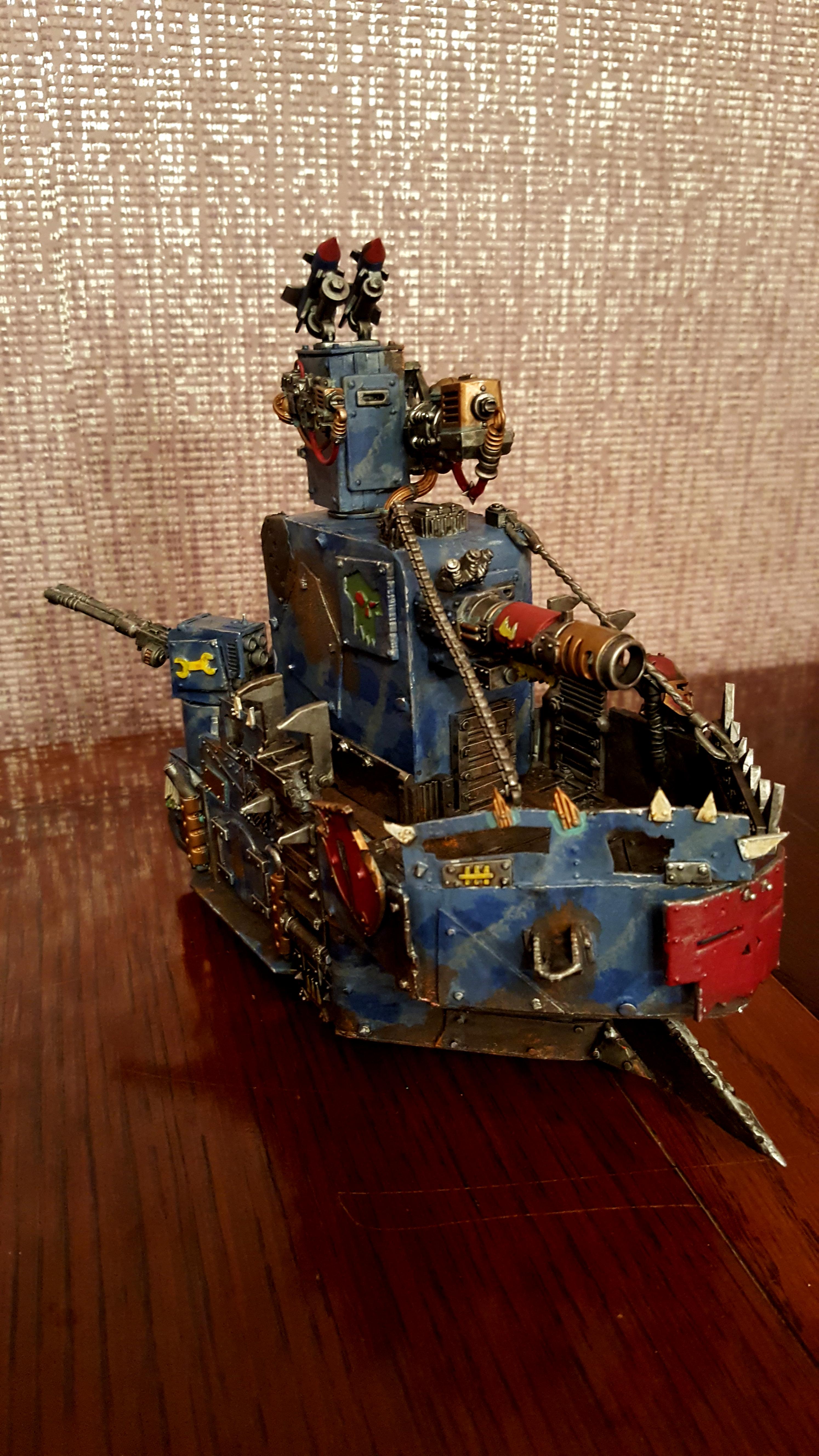 Gretchin, Grot-tank, Grots, Kitbash, Mega Tank, Mega-tank, Orks, Tank