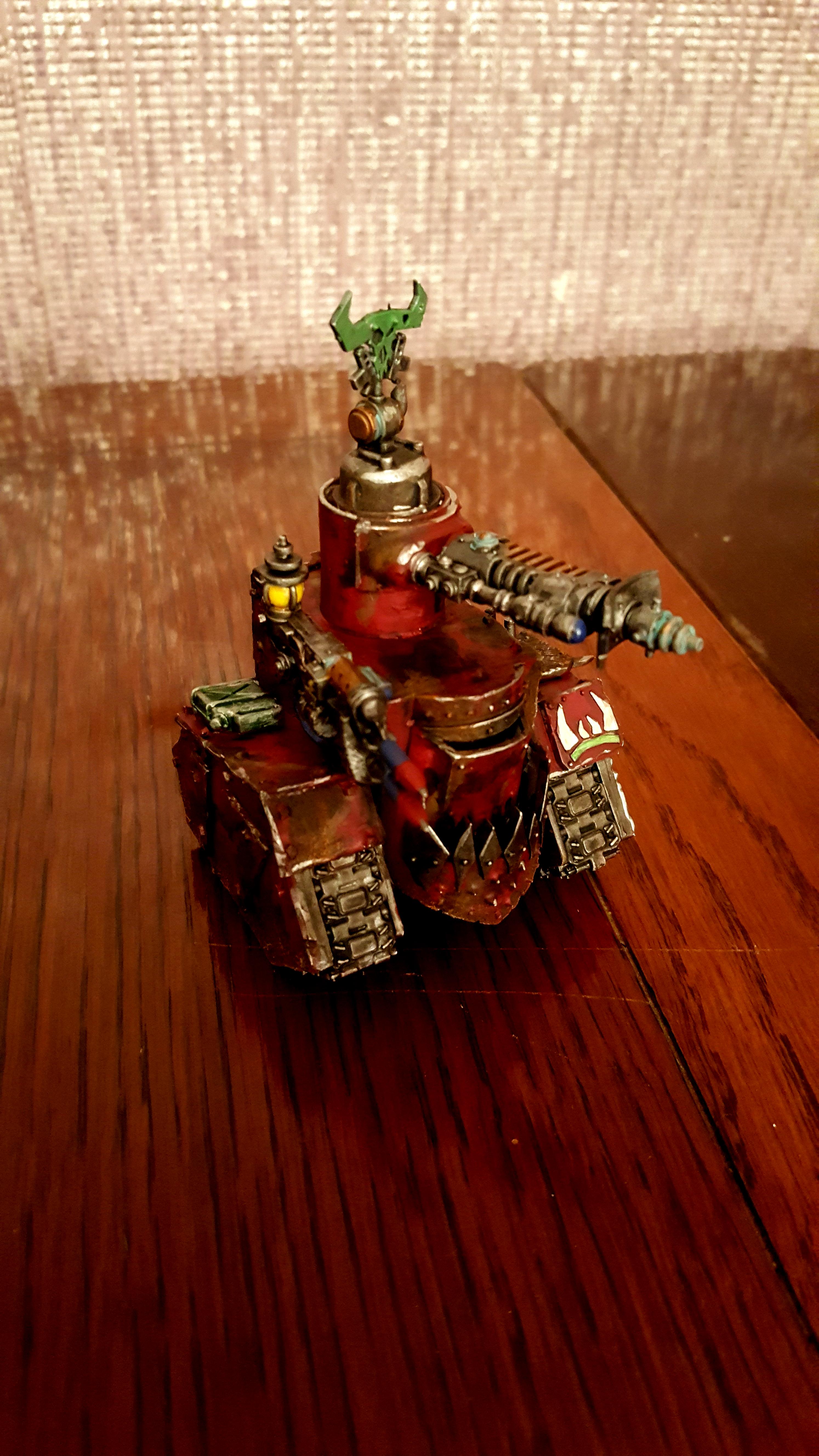 Gretchin, Grot-tank, Grots, Kitbash, Mega Tank, Mega-tank, Orks, Tank