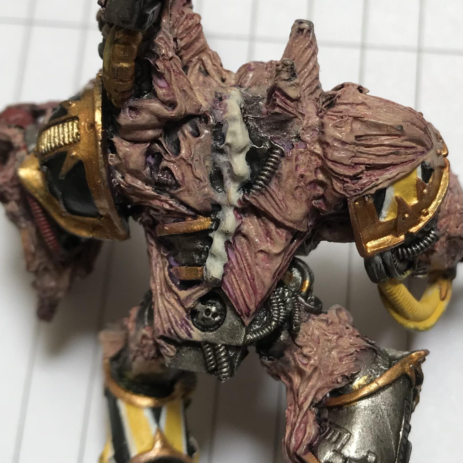 Conversion, Flesh, Iron Warriors, Kitbash, Metal, Obliterators, Work In Progress