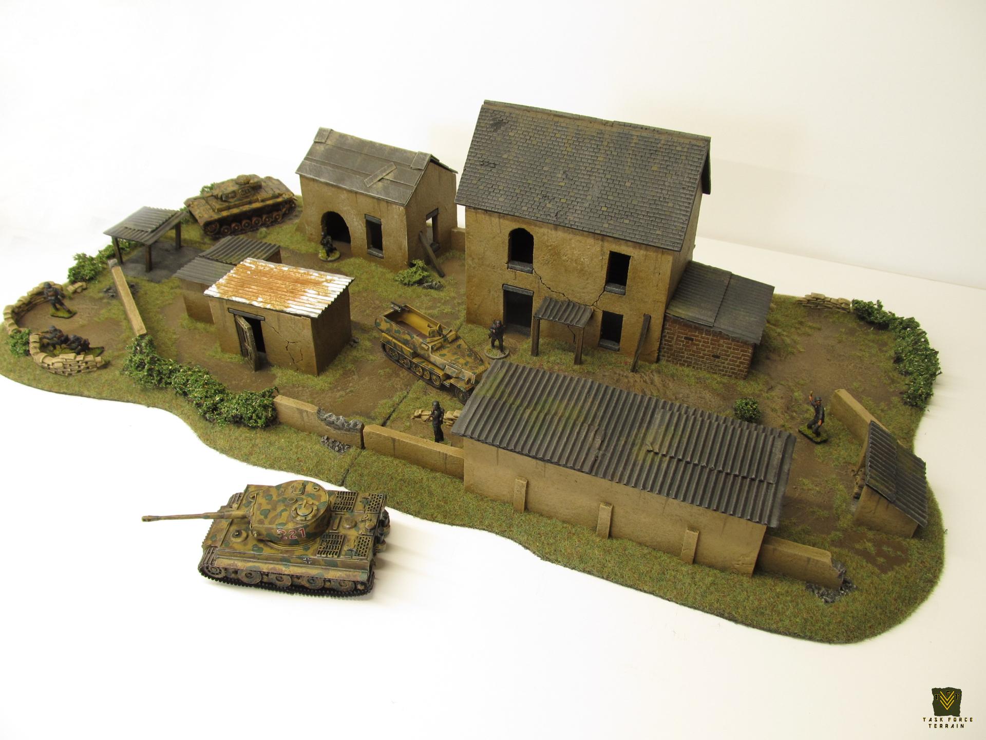 20mm, Buildings, Terrain, Wargames Terrain, World War 2