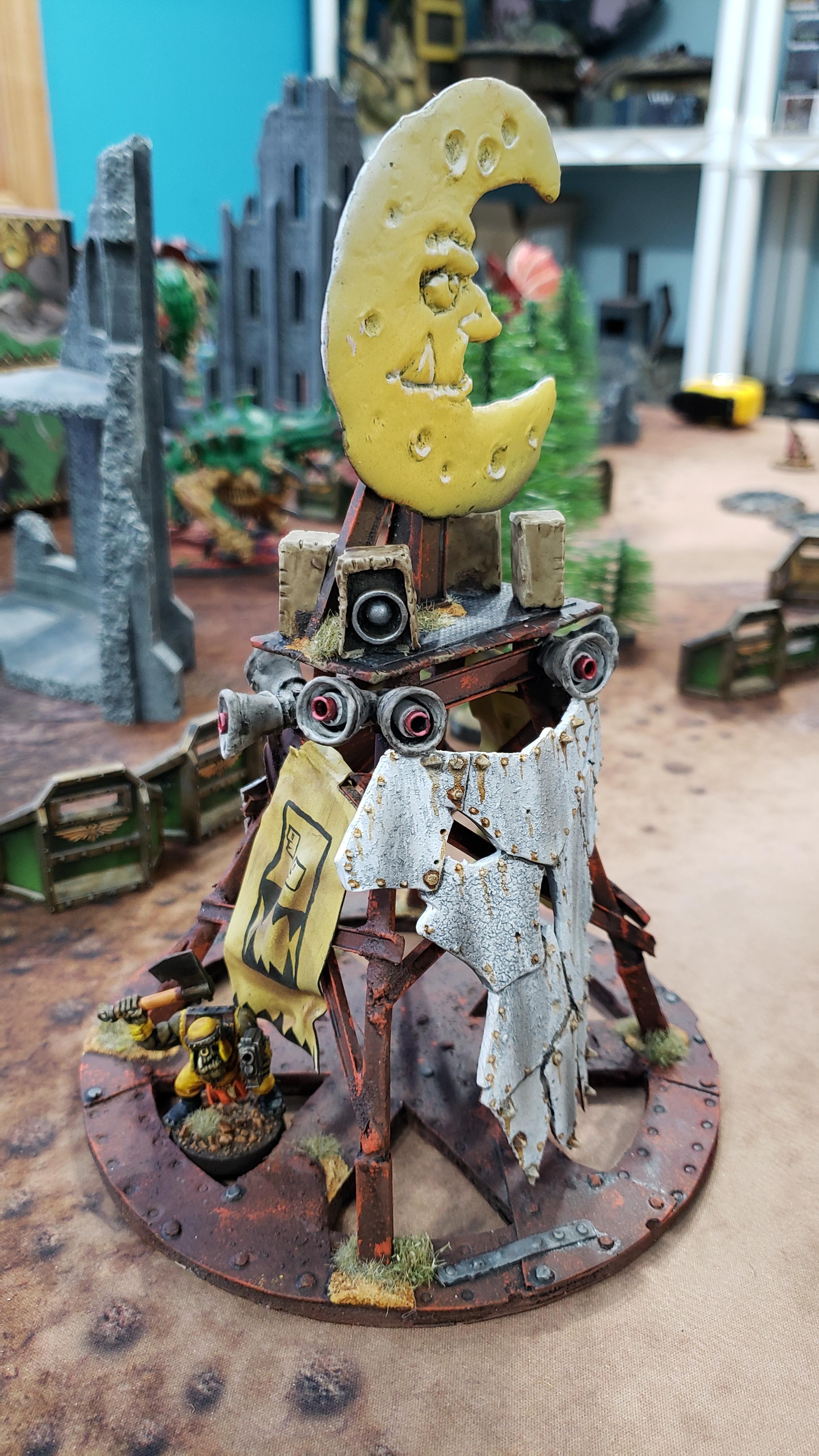 Orks, Ork Waaagh Tower 2 (built by Cam)