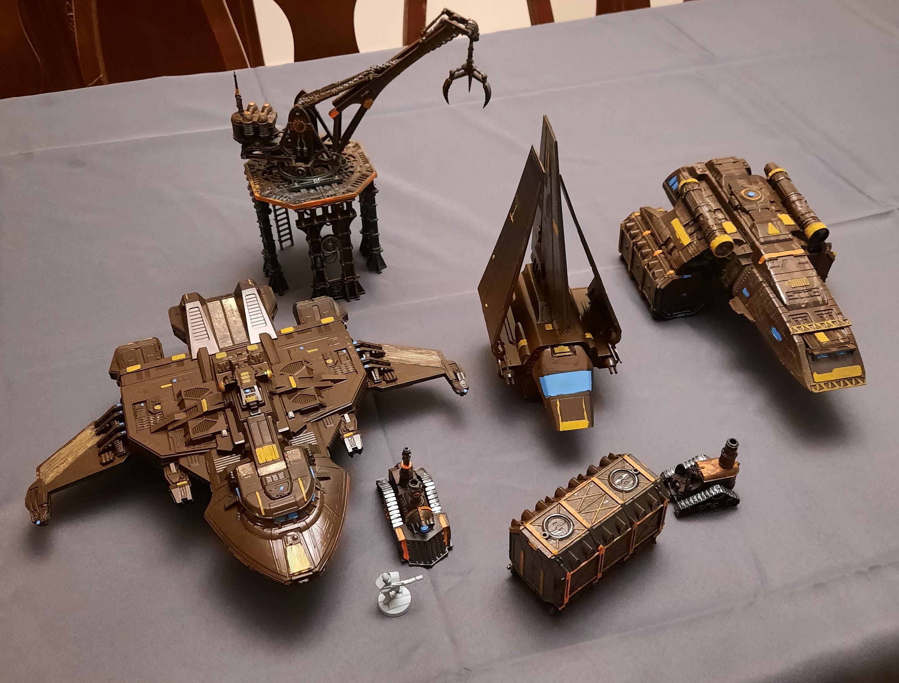 Crane, Shuttle, Spaceport, Star Trek, Star Wars, Terrain