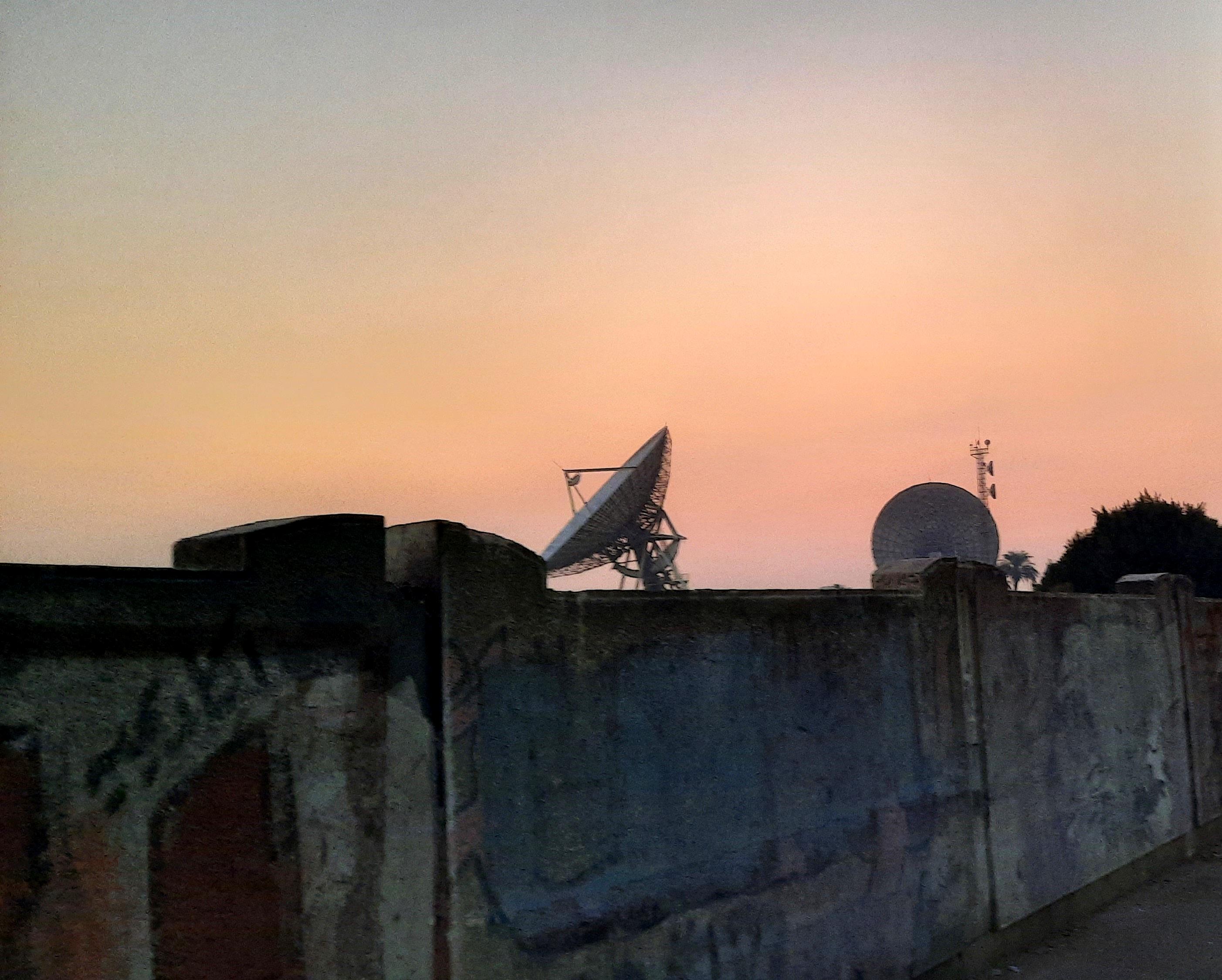 Inspiration, Radar, Satellite Dishes, Spaceport, Terrain, Wasteland