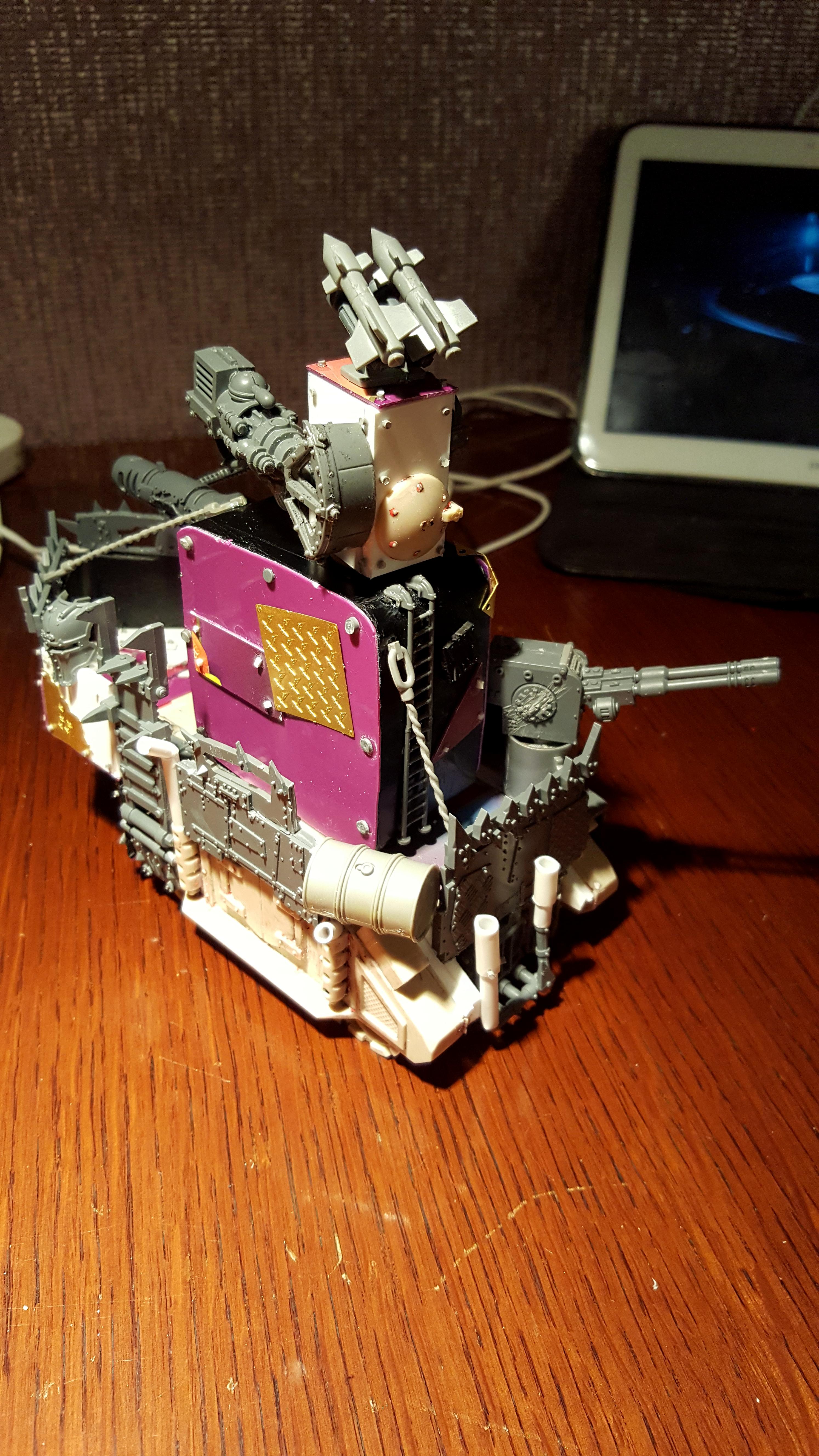Gretchin, Grot-tank, Grots, Kitbash, Mega Tank, Mega-tank, Orks, Tank