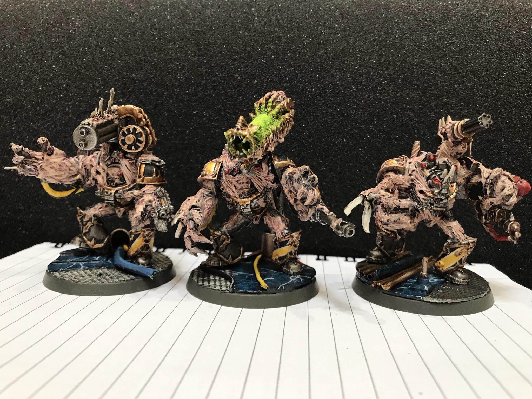 Conversion, Iron Warriors, Kitbash, Metal, Obliterators