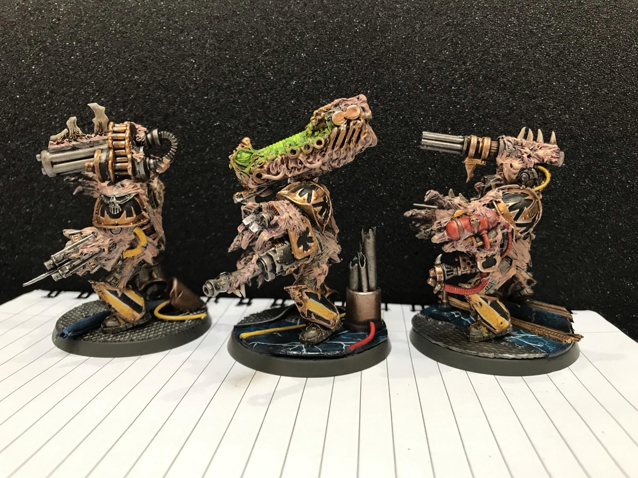 Conversion, Iron Warriors, Kitbash, Metal, Obliterators