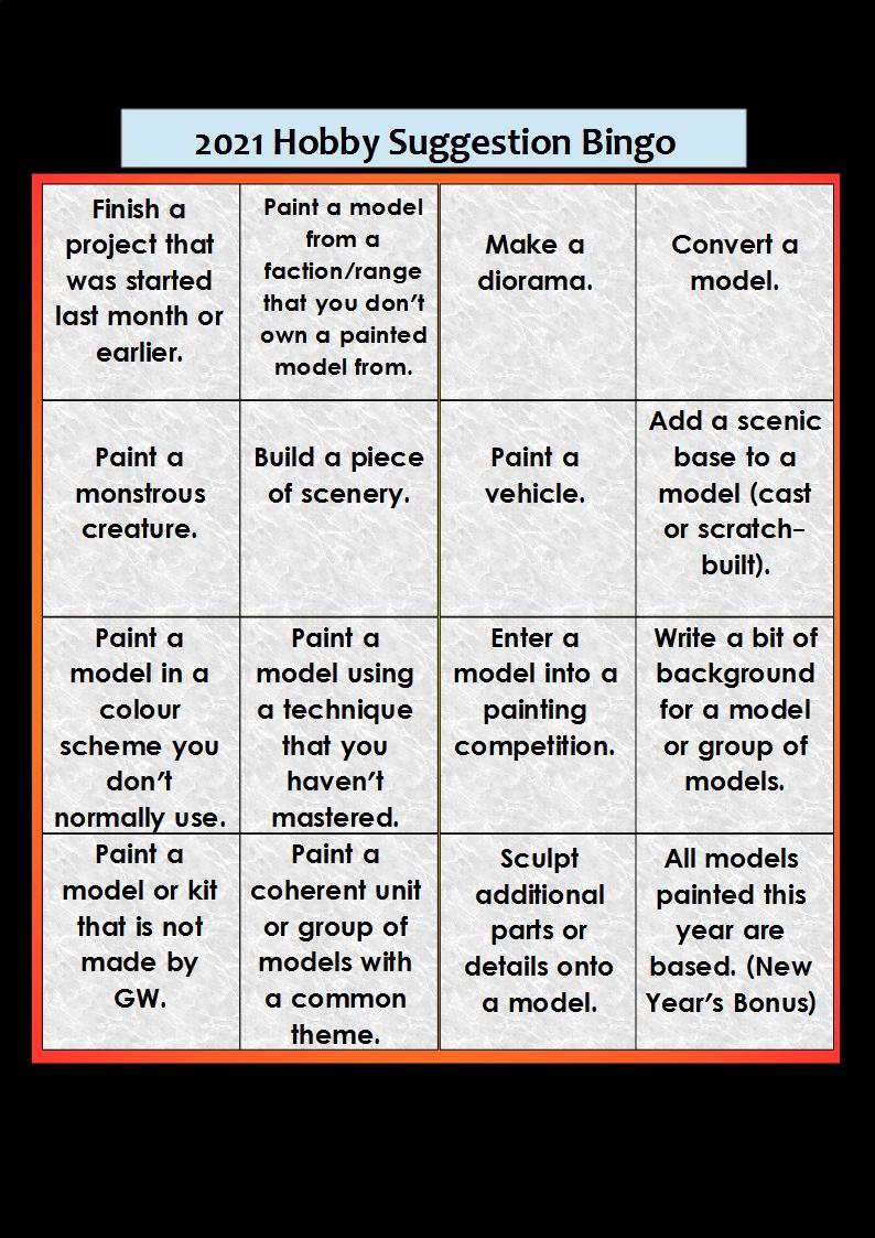 Hobby Bingo, Hobby Bingo