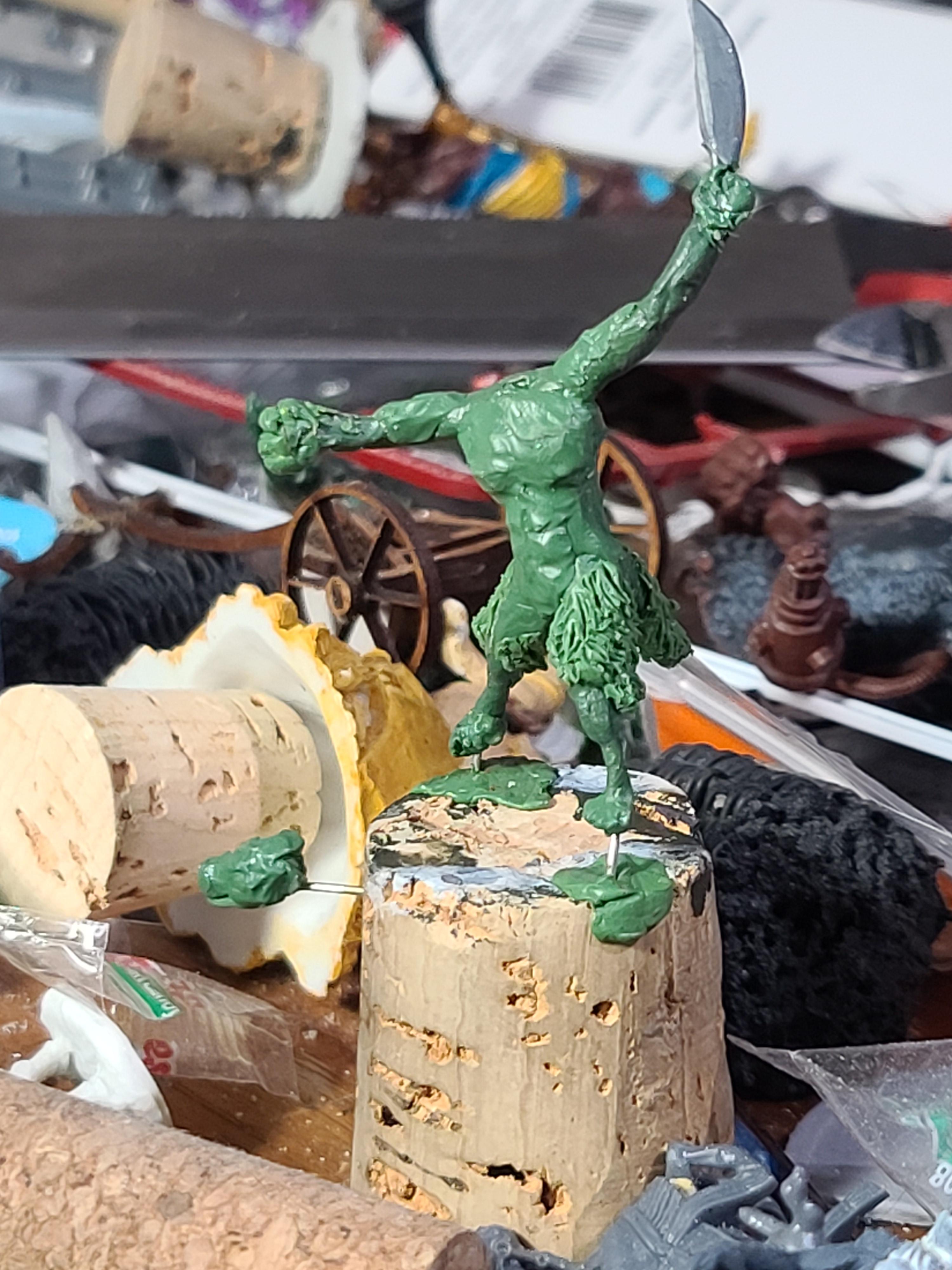 Armature, Dog?, Greenstuff, Sculpting