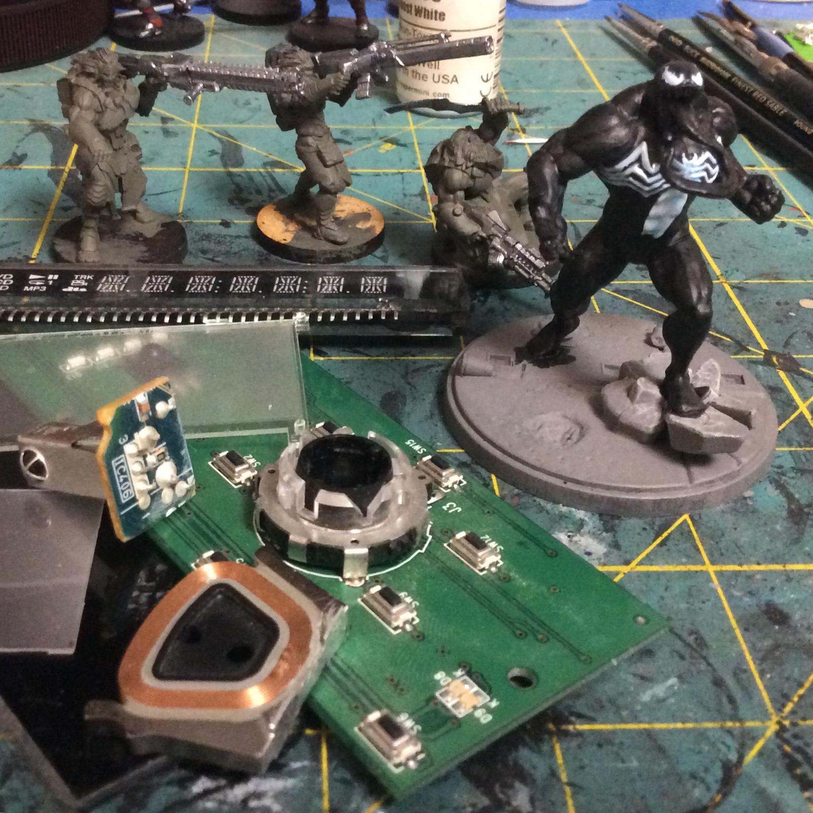 Combined Army, Corvus Belli, Crisis Protocol, Infinity, Kurgat, Marvel, Morat, Venom, Work In Progress