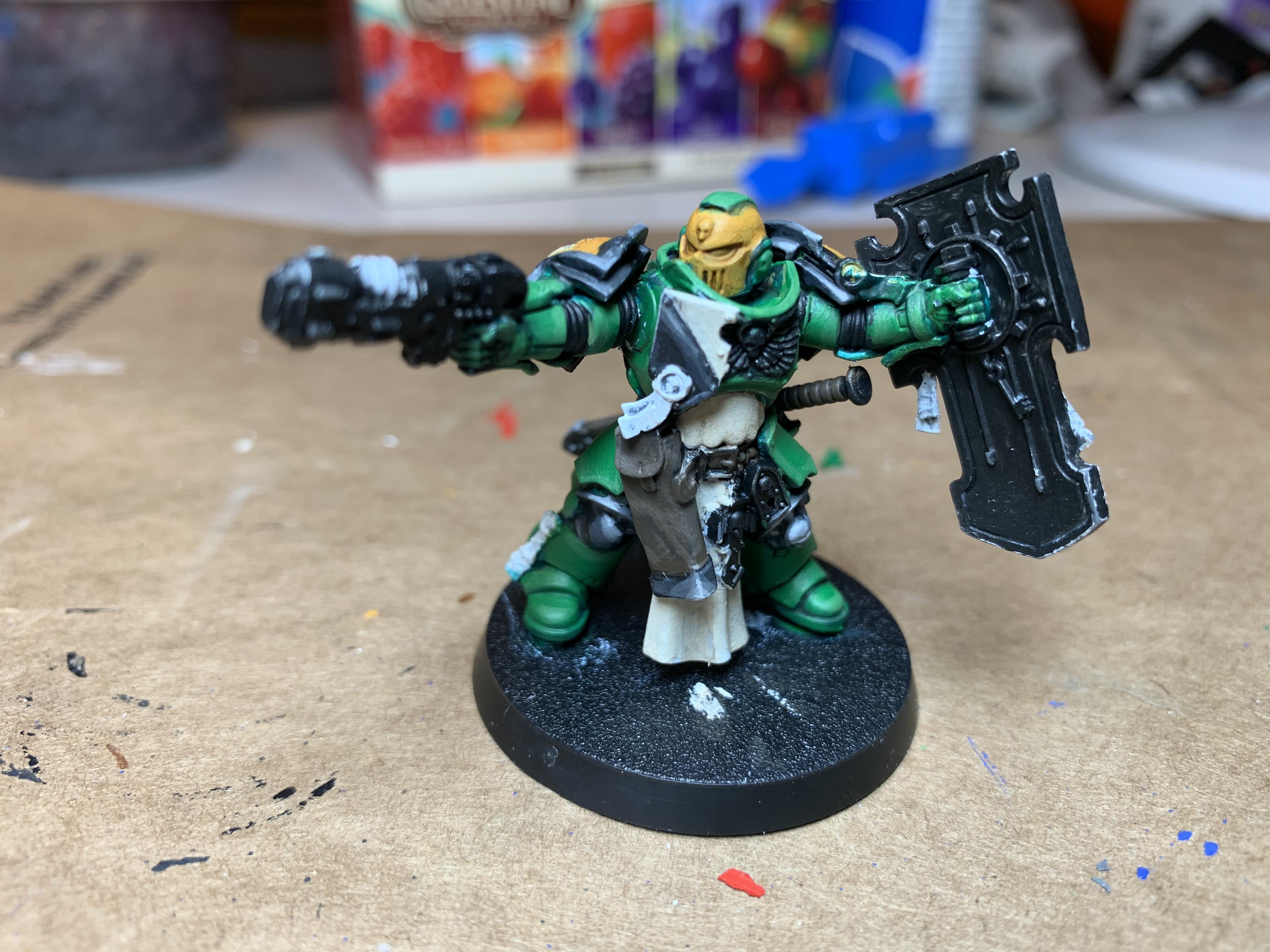  Here he is after some paint. 