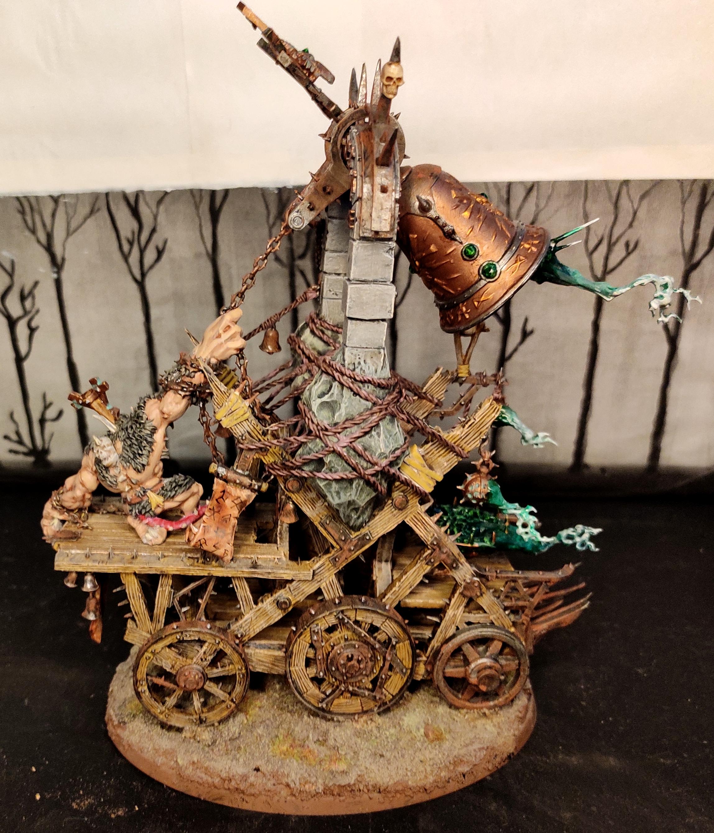 Age Of Sigmar, Altar, Chaos, Conversion, Rat Ogre, Screaming Bell, Skaven, War Machine, Warhammer Fantasy, Warpstone